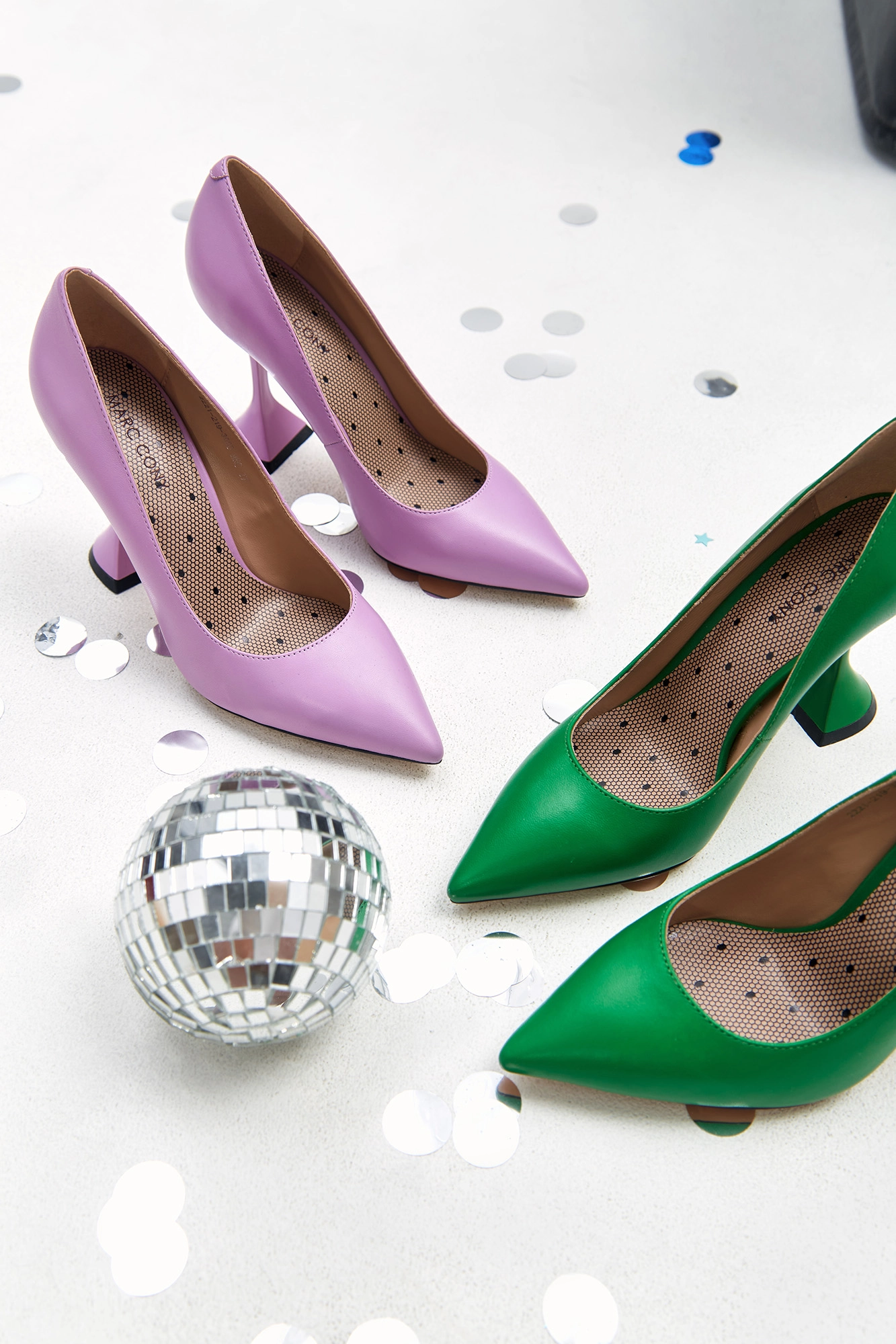 2221-219-36 Лодочки Marc Cony Фиолетовый