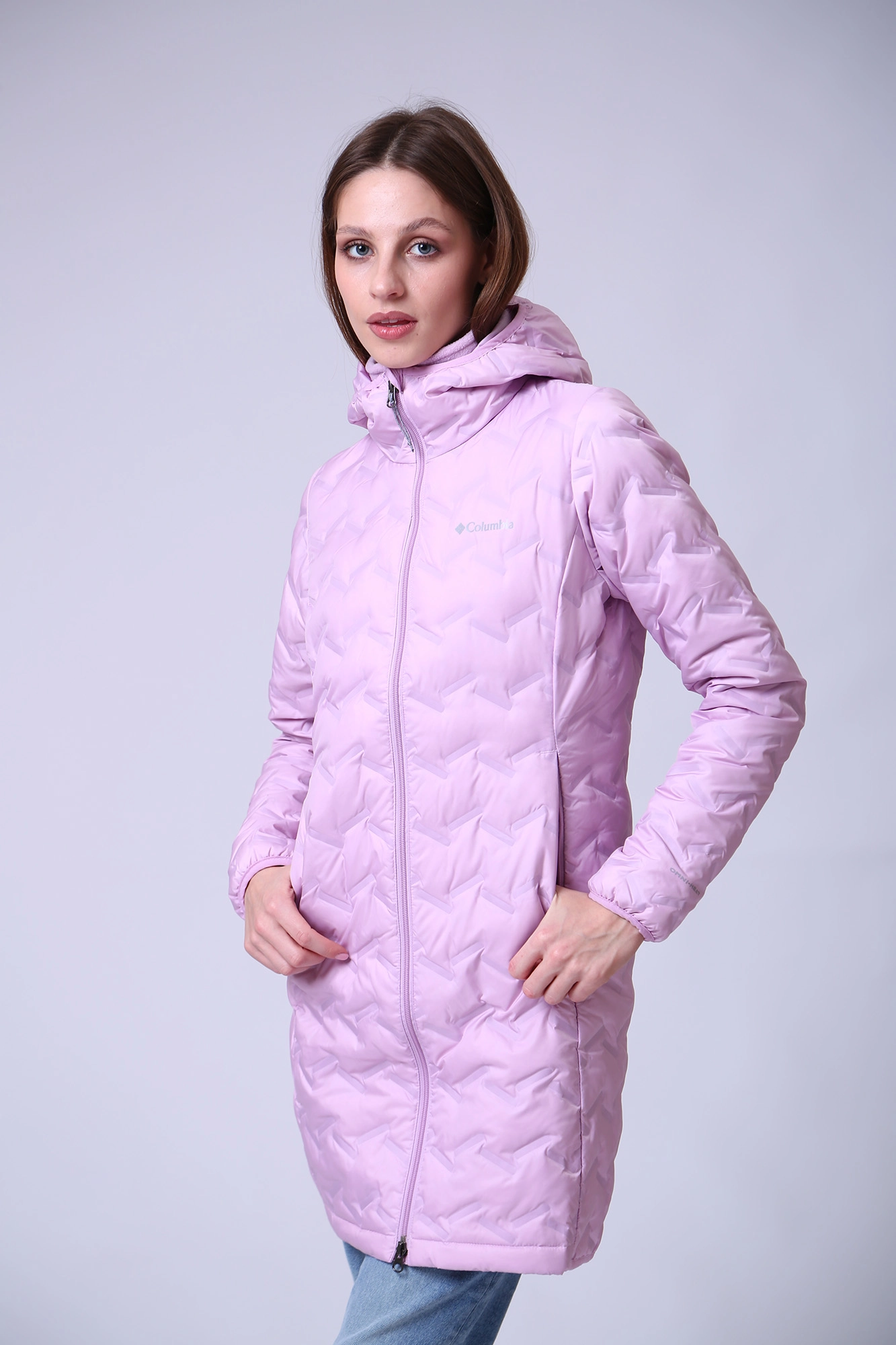 Columbia long down parka top