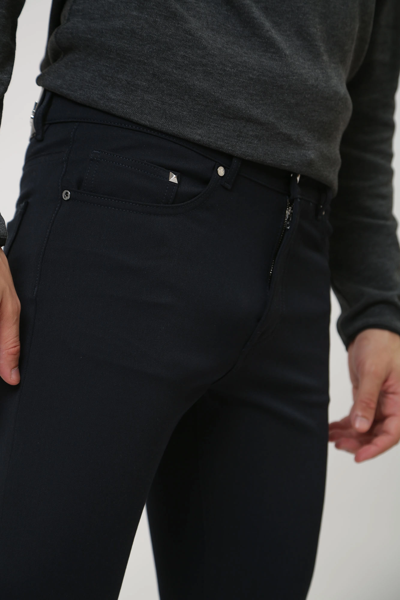 534815_265840 Брюки 5-карманные Karl Lagerfeld Синий