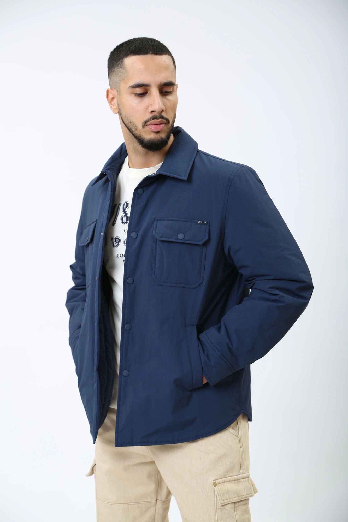 1014778 Куртка Mustang Синий