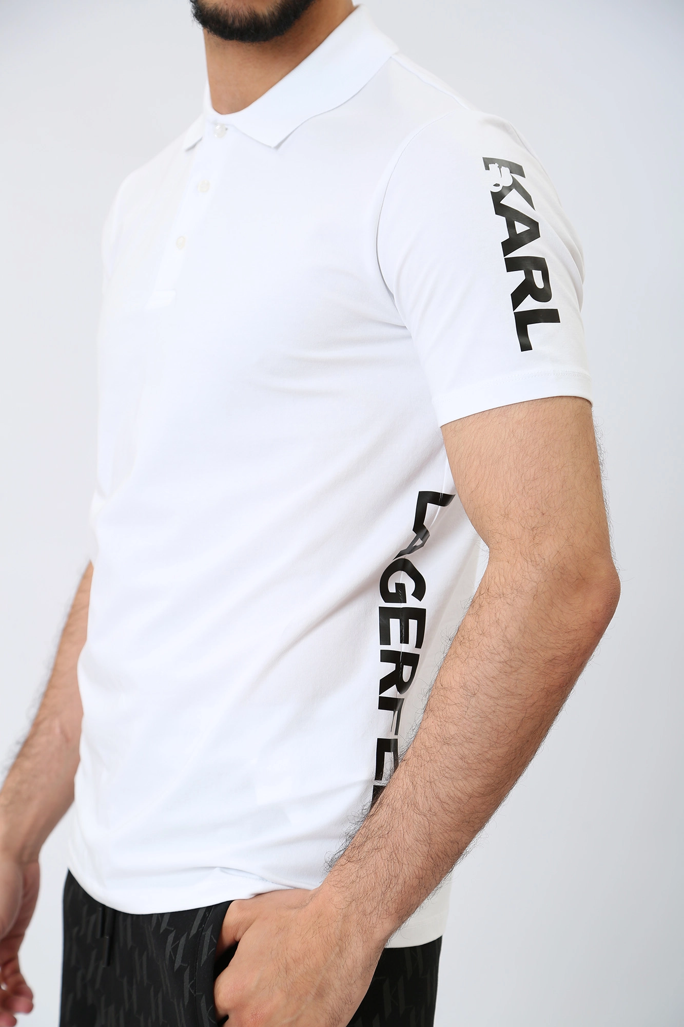 532221_745020 Поло Karl Lagerfeld Белый