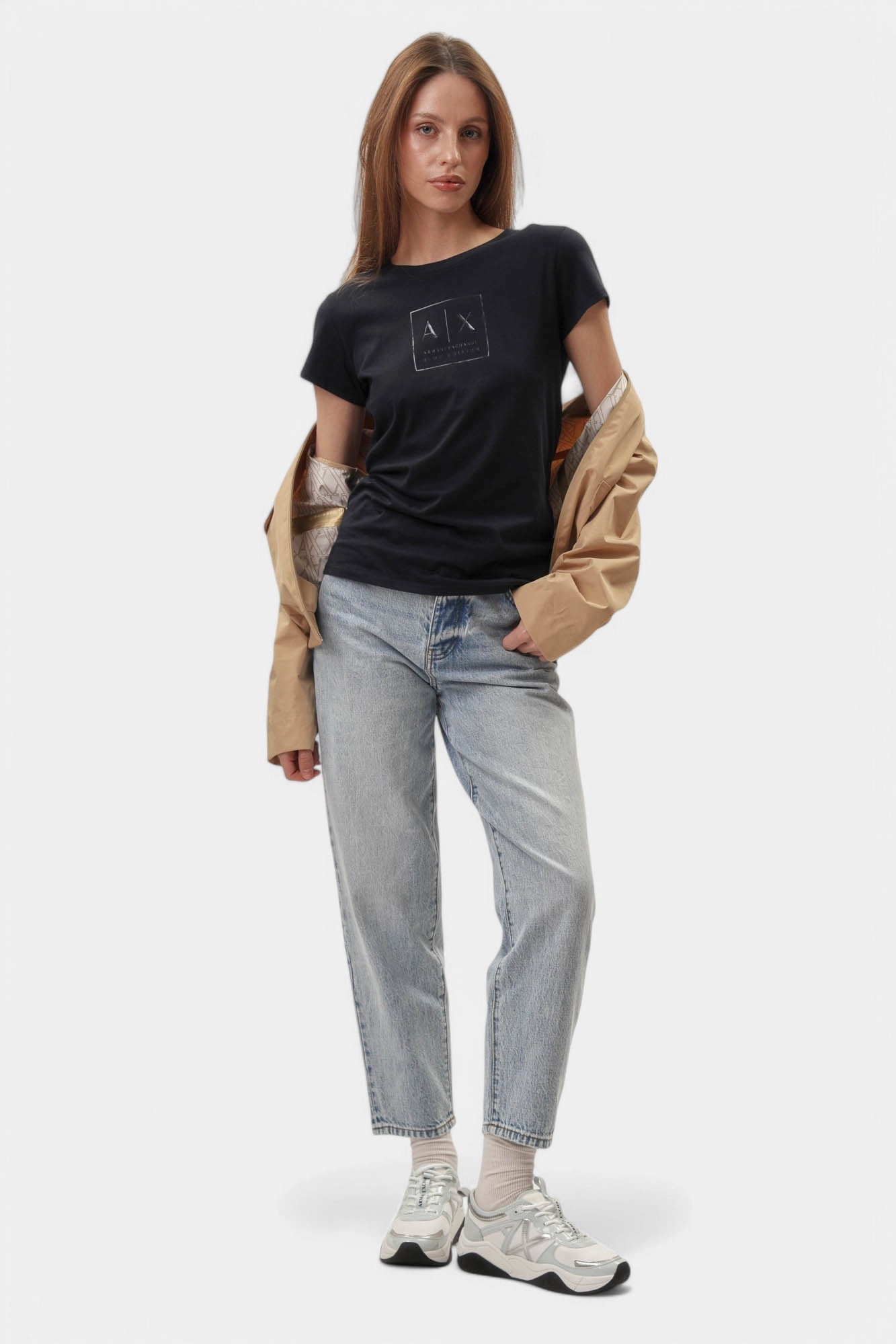 XW000530_AF10359 футболка armani exchange 