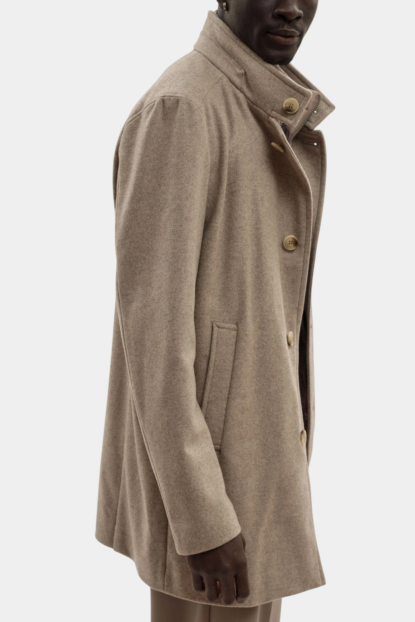 30047710_10019899 Пальто Strellson Бежевый