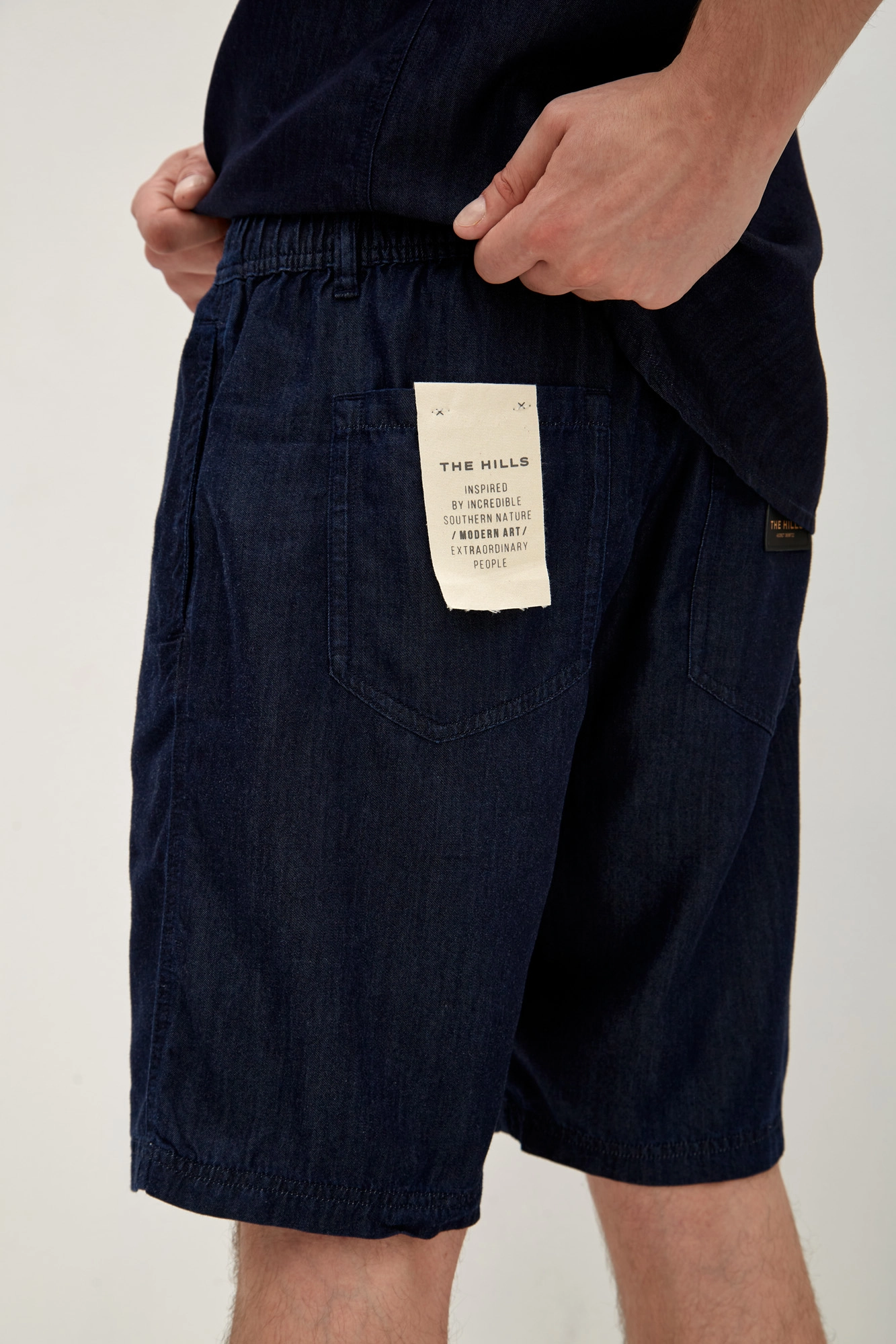 M-241-TK-56-1091 Шорты джинсовые The Hills Синий