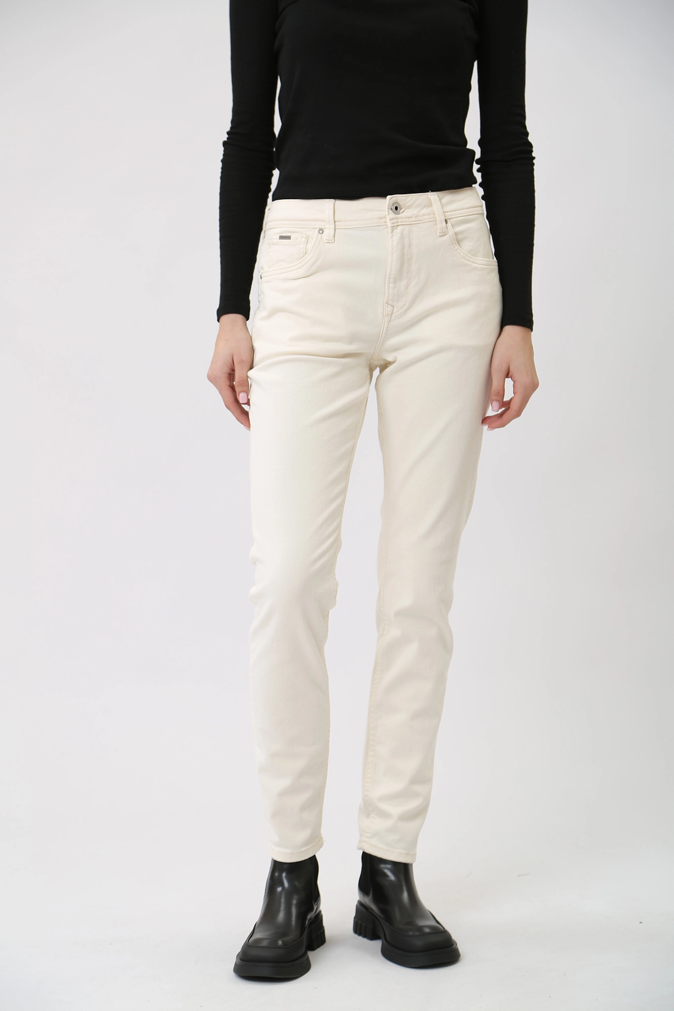 PL204591WI5 джинсы tapered jeans hw  pepe jeans 