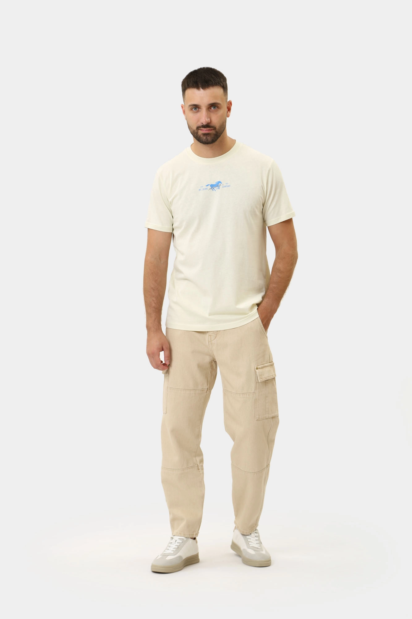 1015058 Футболка Mustang Серый