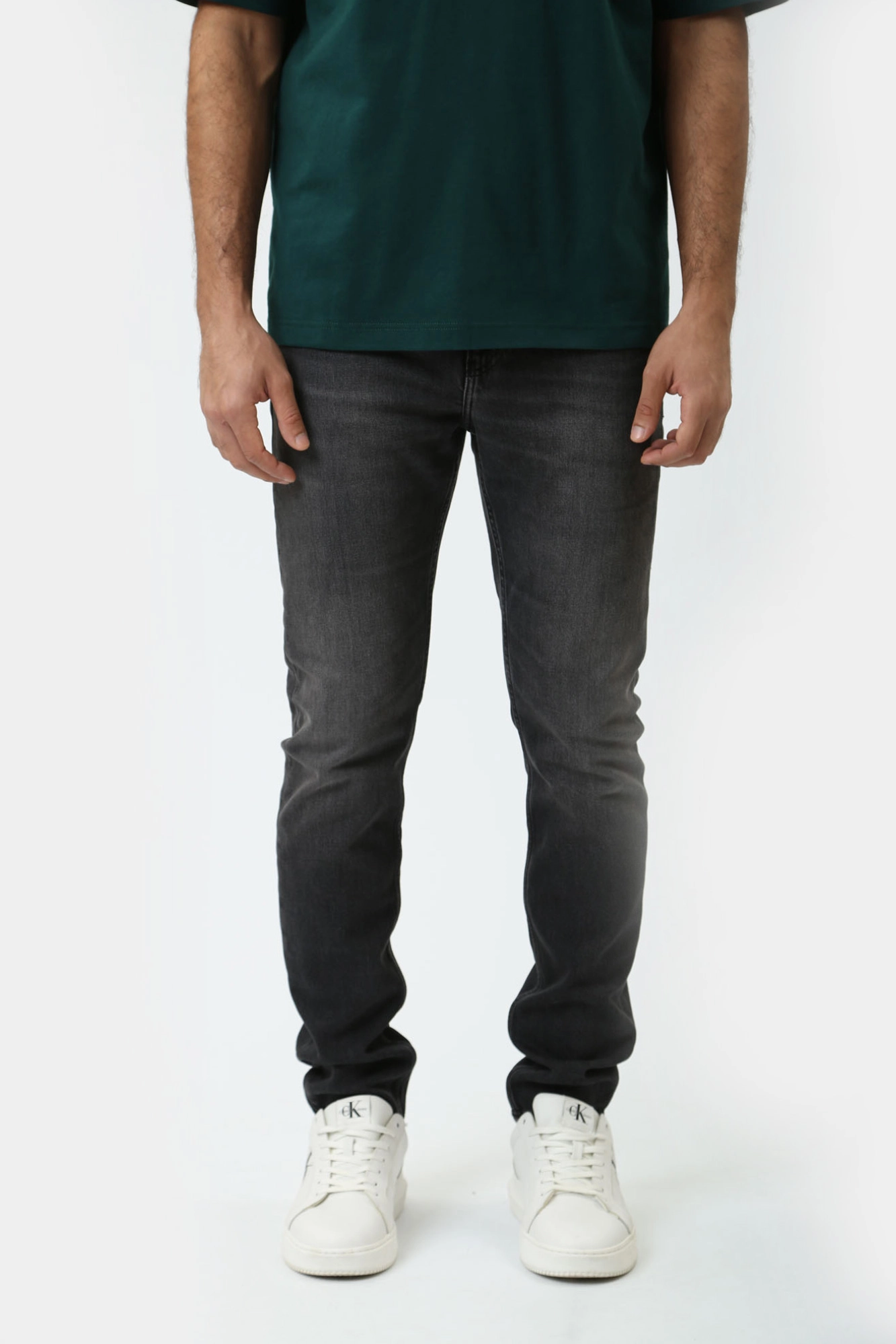 J30J326360 Брюки джинсовые Calvin Klein Jeans Черный