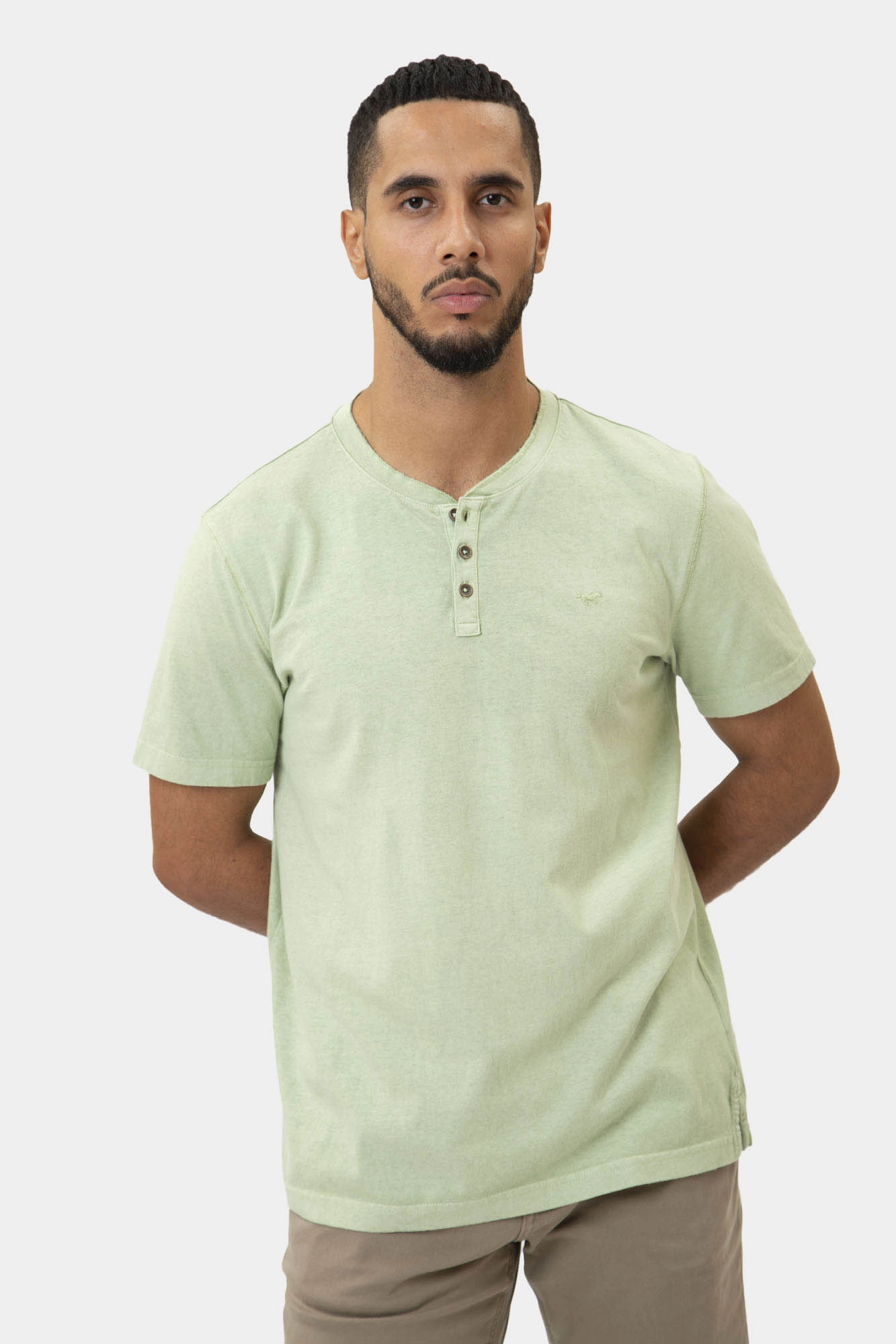 1014958 Футболка Mustang Зеленый