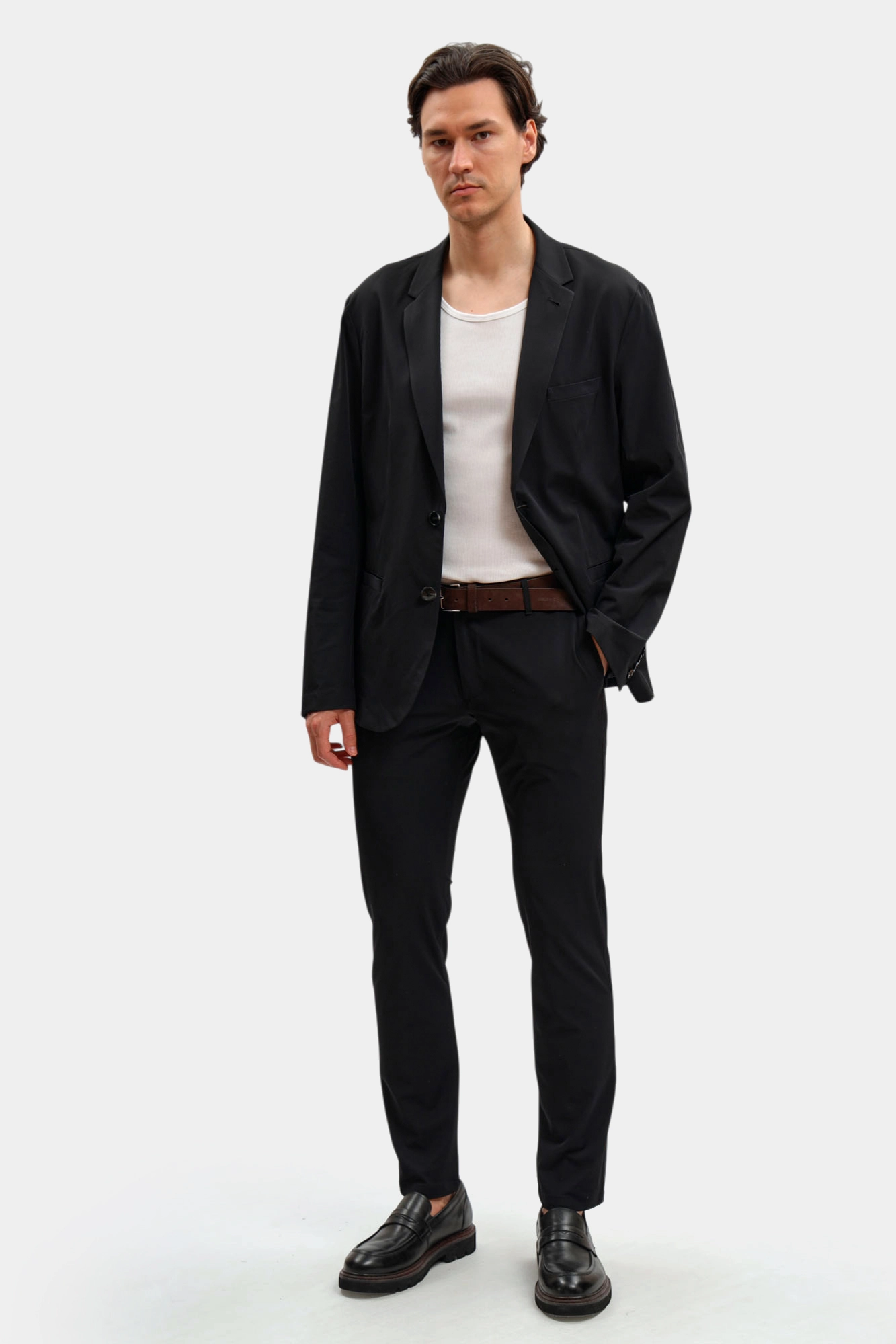 8NZG49_ZNYZZ_1200 Пиджак Armani Exchange Черный