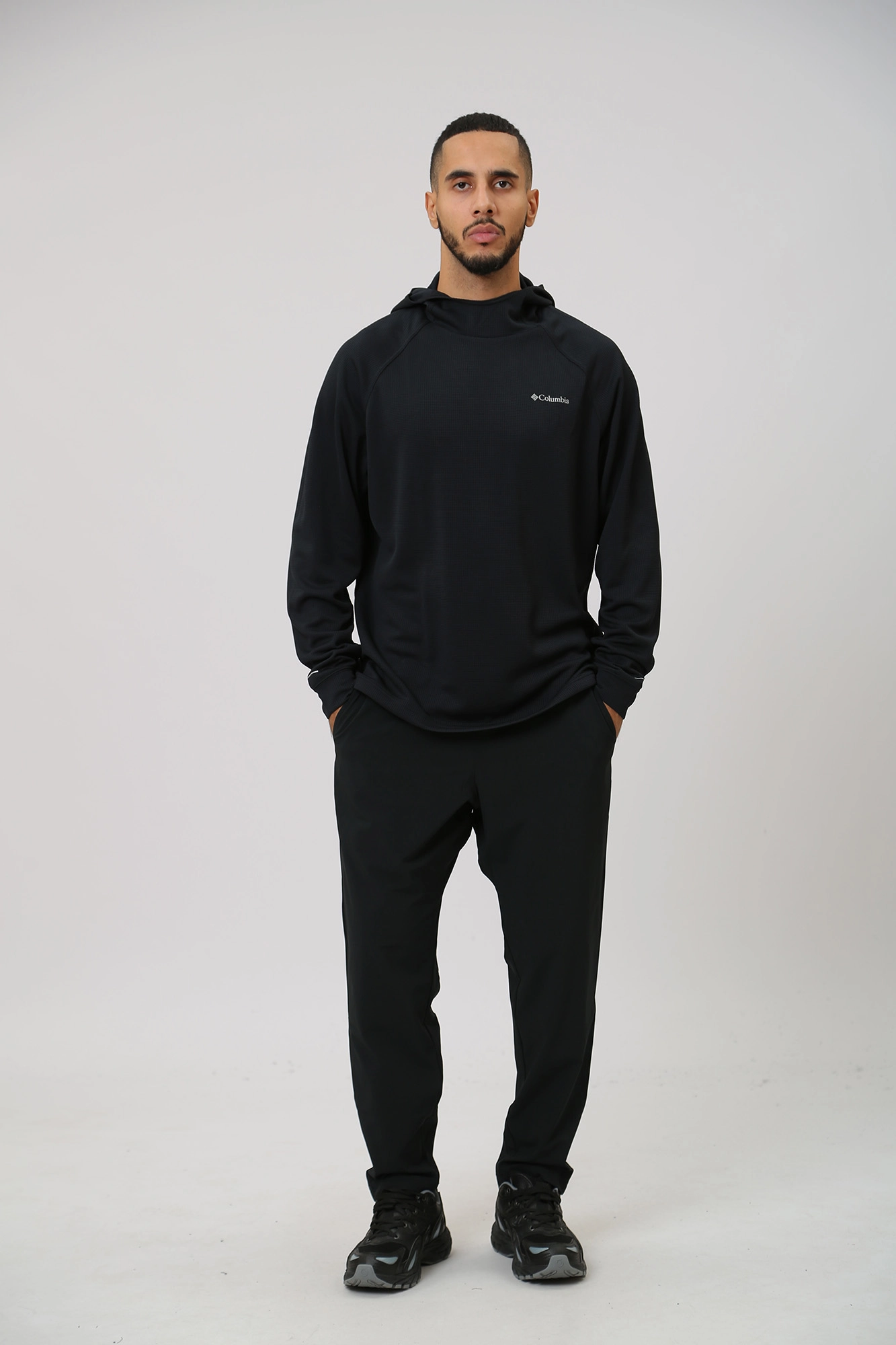 Black Mesa Waffle Knit Hoodie Columbia 2054831 010 Med Online.ru