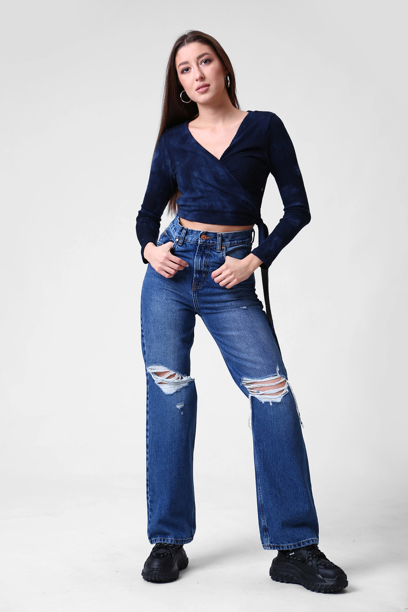 81013-61123 топ с длинным рукавом ltb