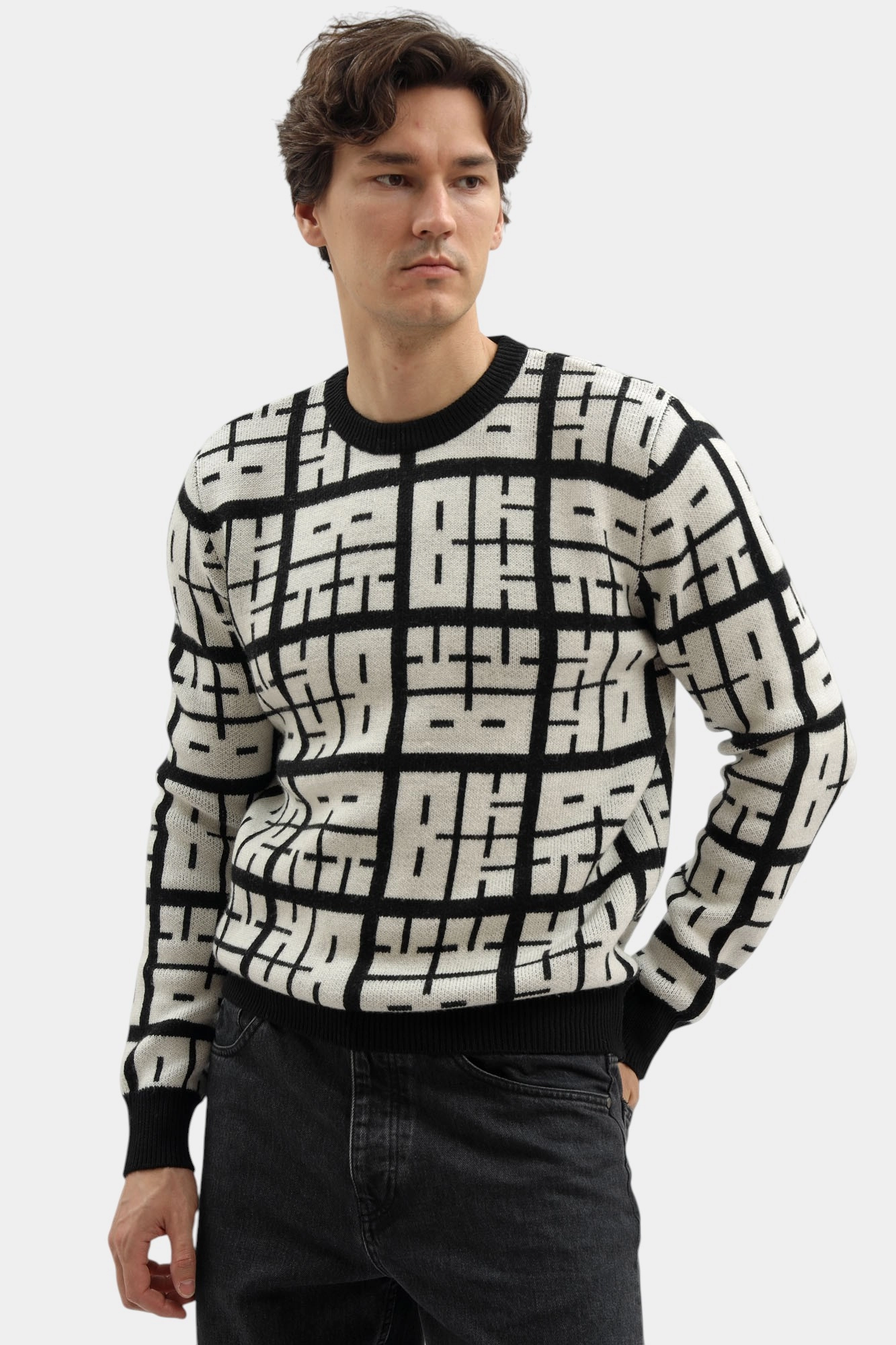 BMM1148 Свитер Bikkembergs Белый