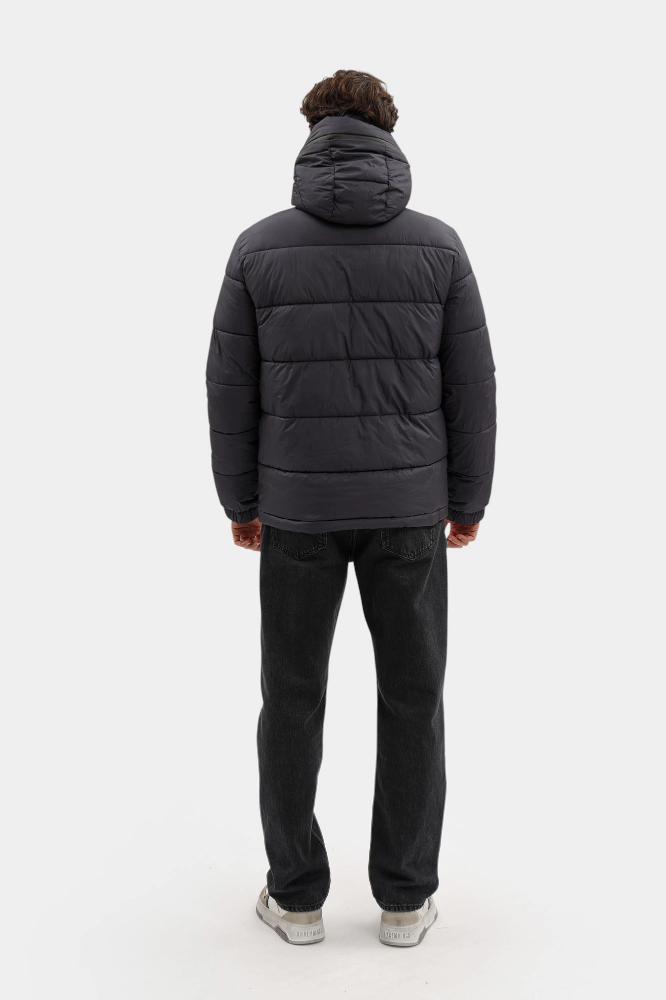 BMG1318 Пуховик Bikkembergs Синий