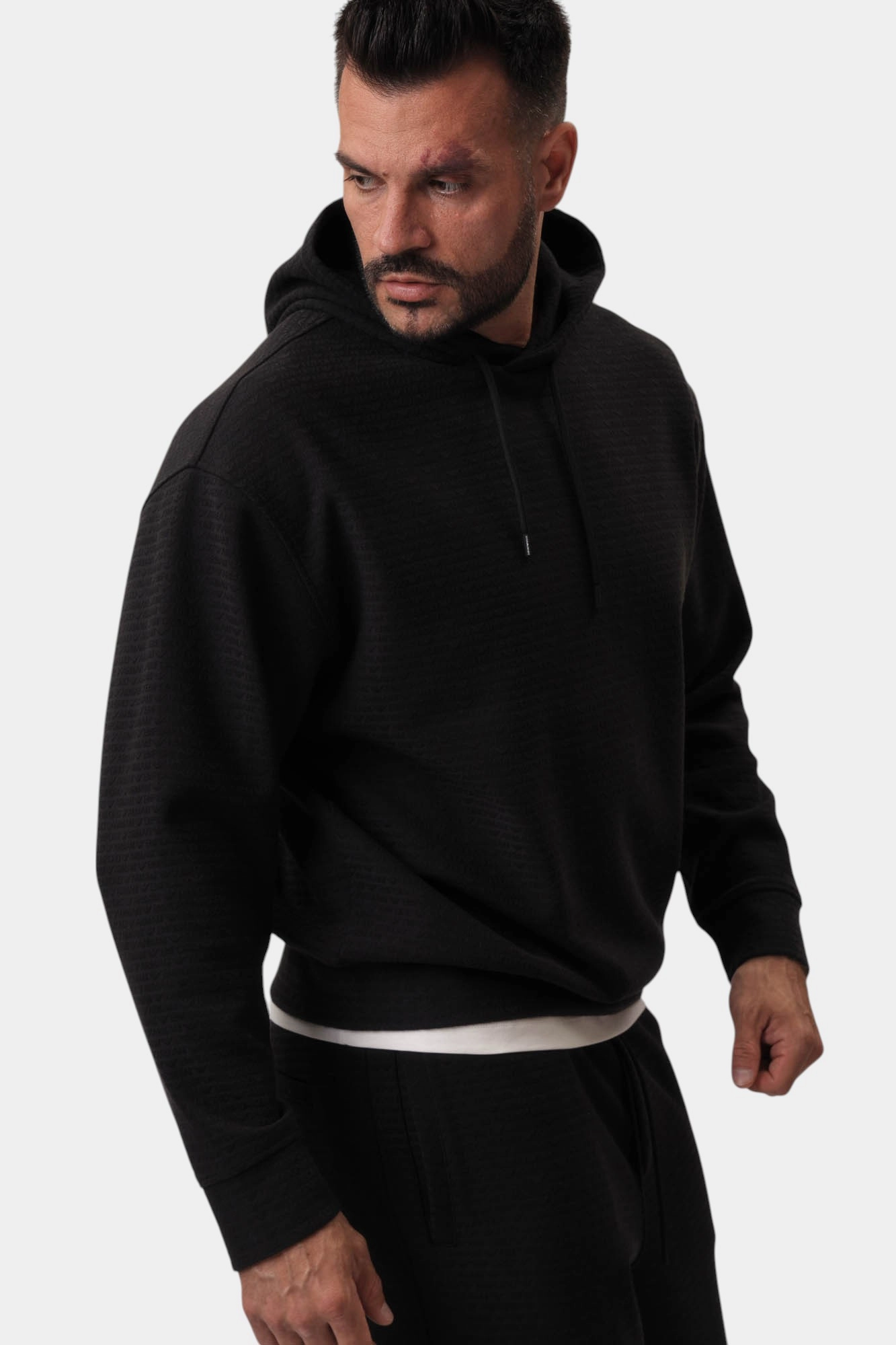 EM001007_AF13700 Худи Emporio Armani Белый