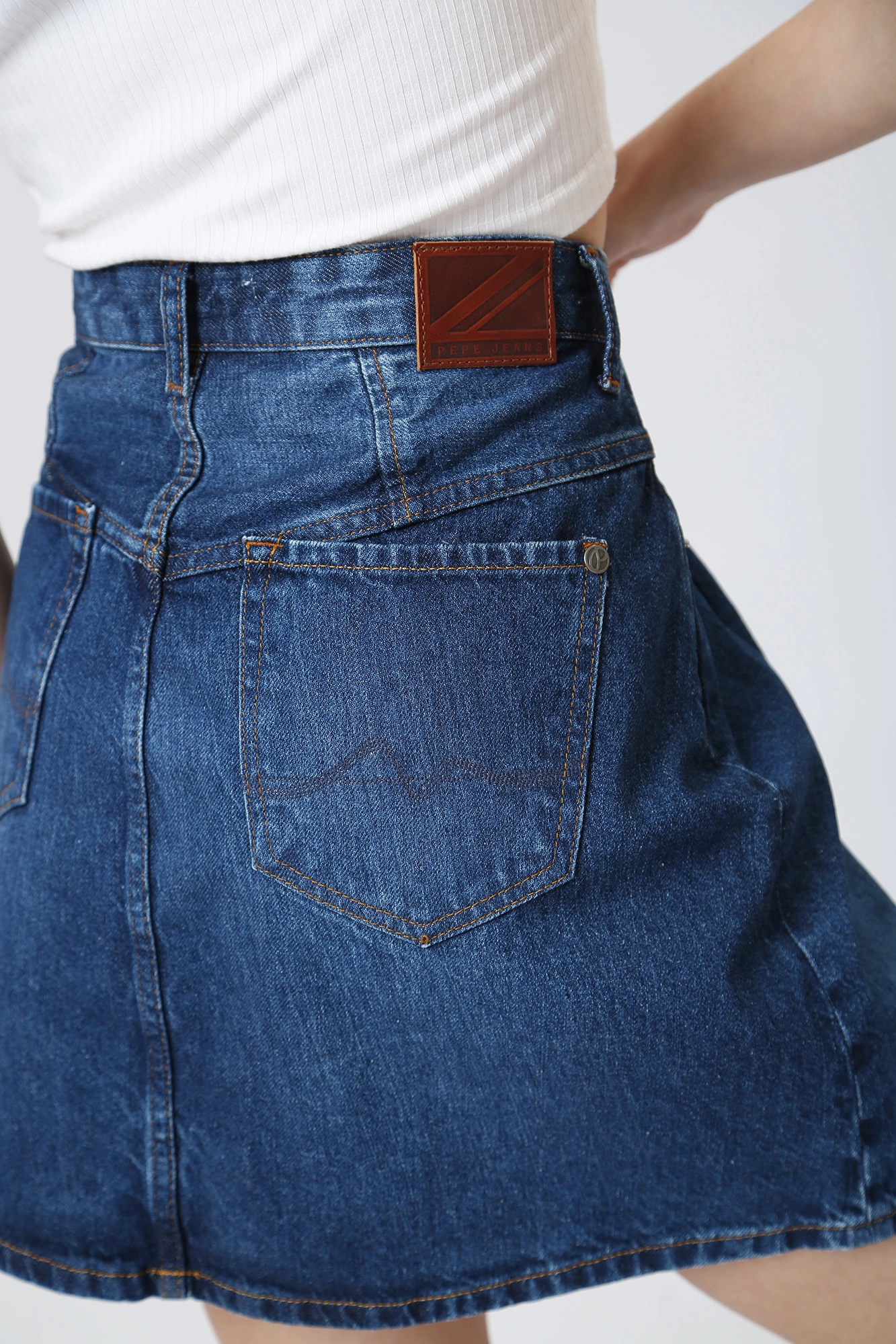 PL901050 юбка джинсовая pepe jeans 