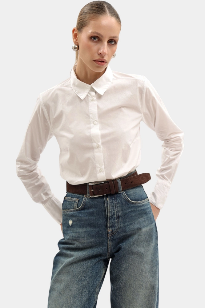 Юбка джинсовая Calvin Klein Jeans Хлопок Голубой