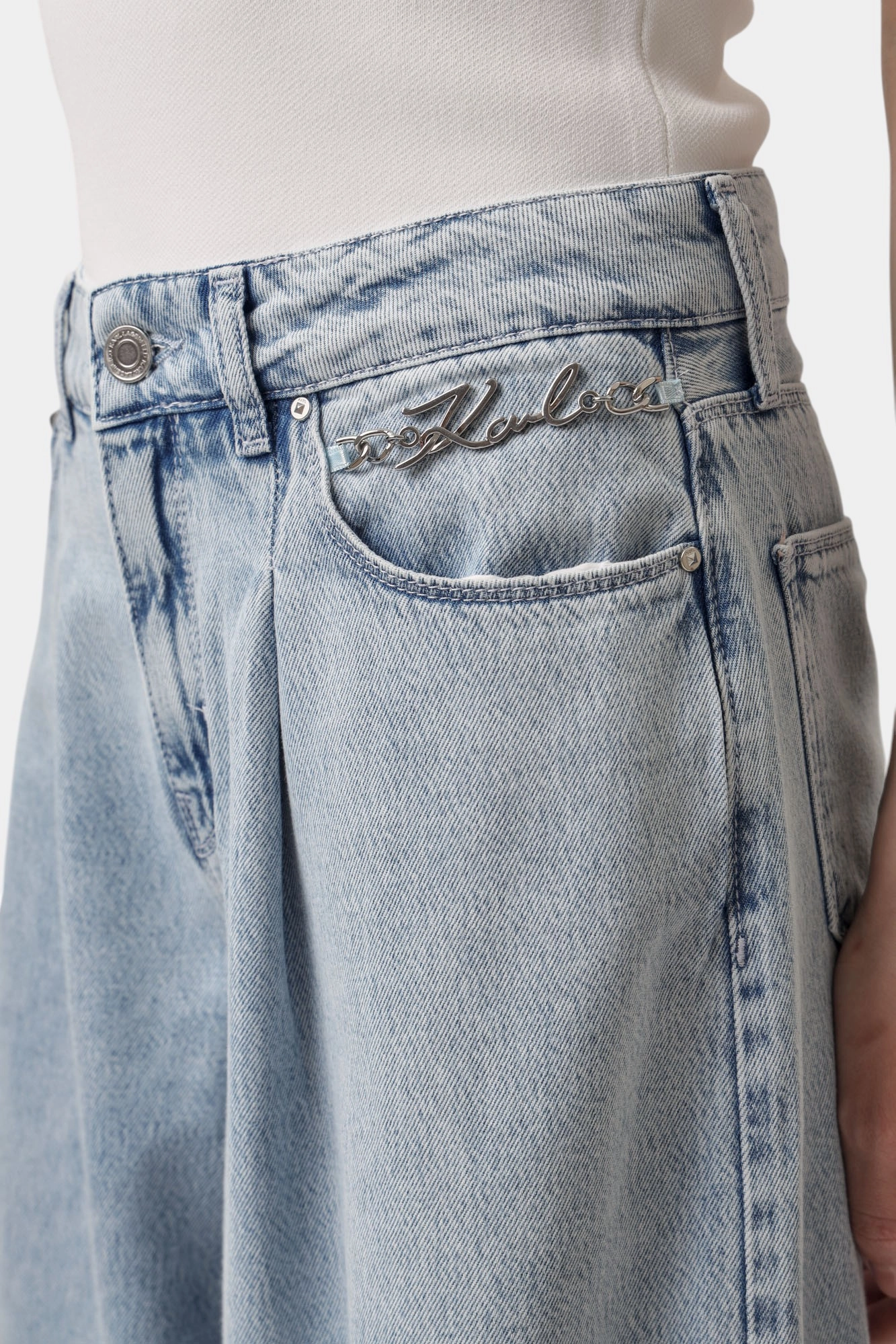 A2W10112 джинсы широкие karl lagerfeld 