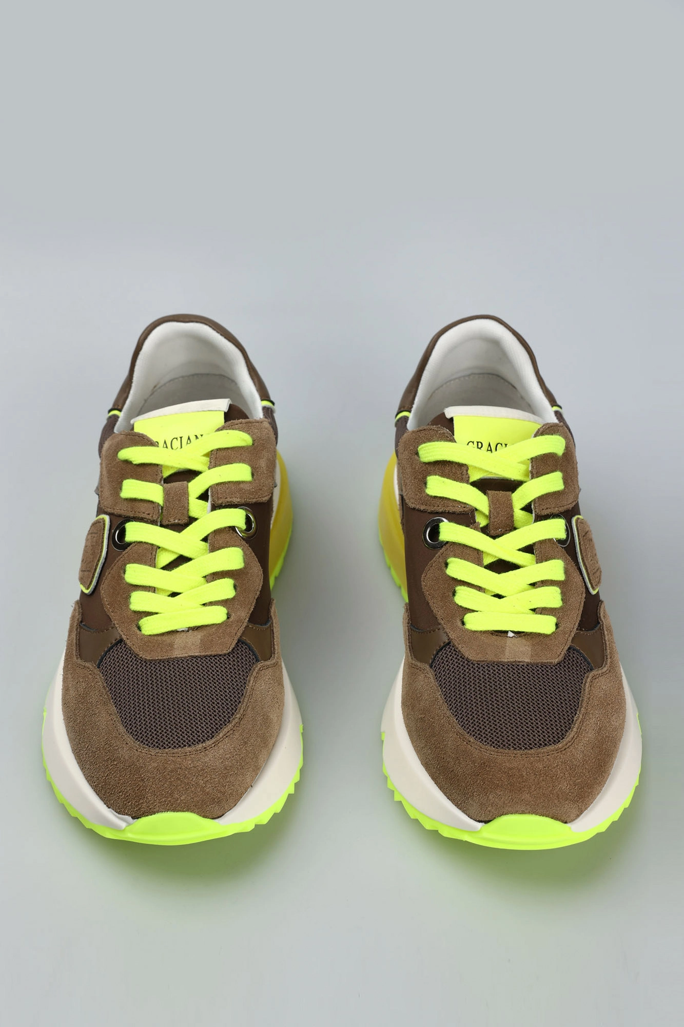 QS572-F20 Кроссовки Graciana Коричневый