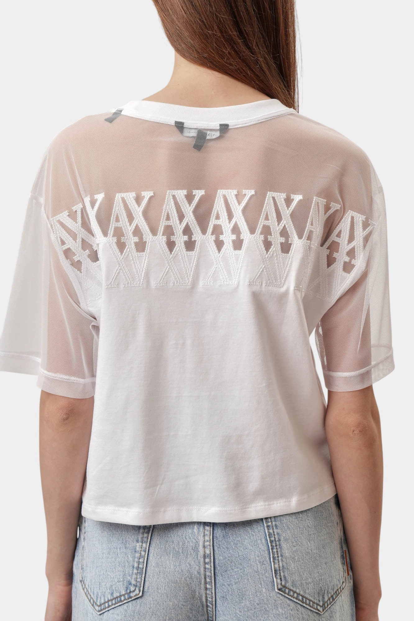 XW000516_AF10359 кроп-топ armani exchange 