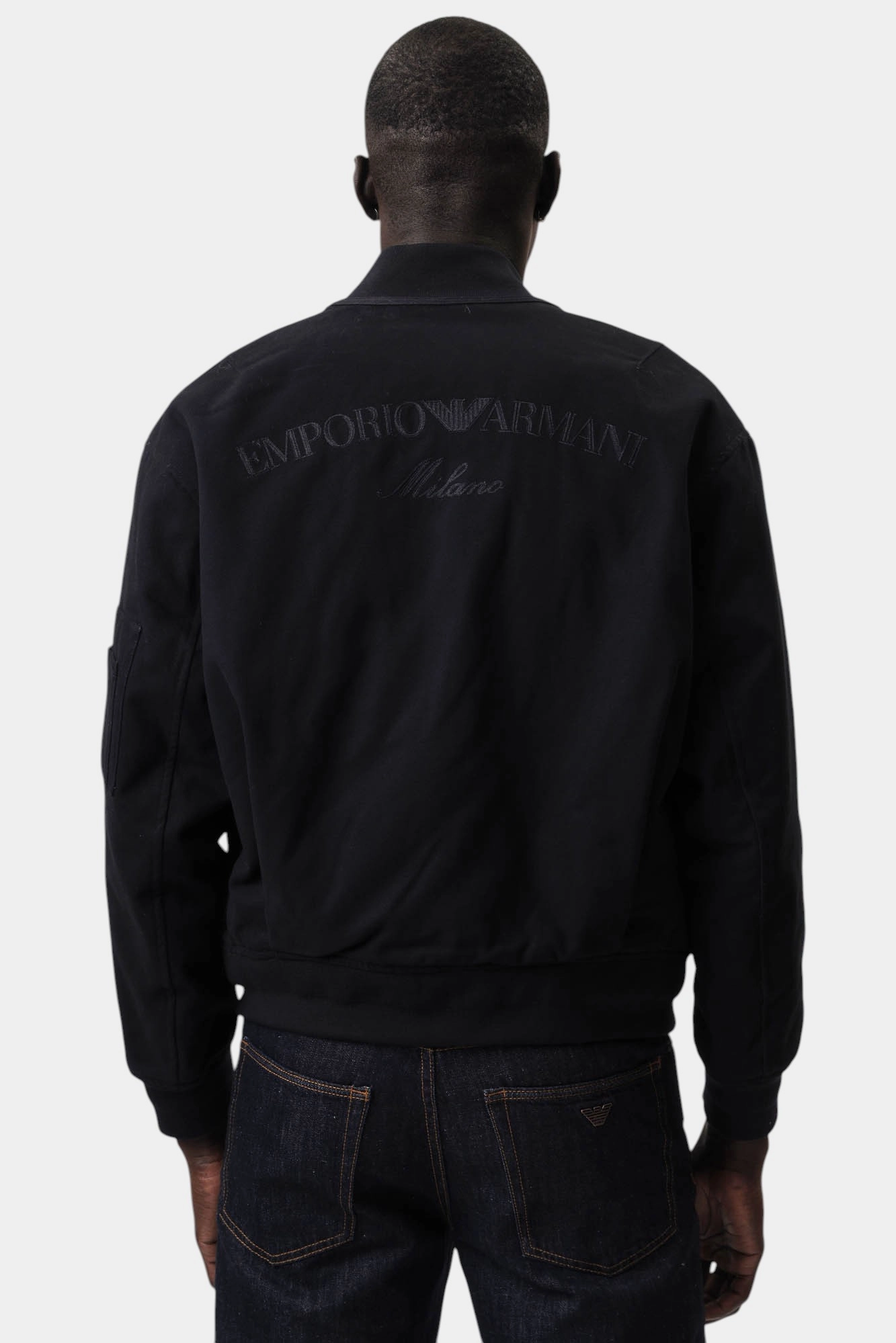 EM001361_AF12938 Бомбер Emporio Armani Синий