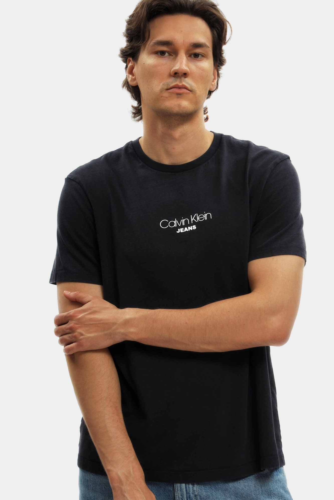 LV04RB824G Футболка Calvin Klein Jeans Синий