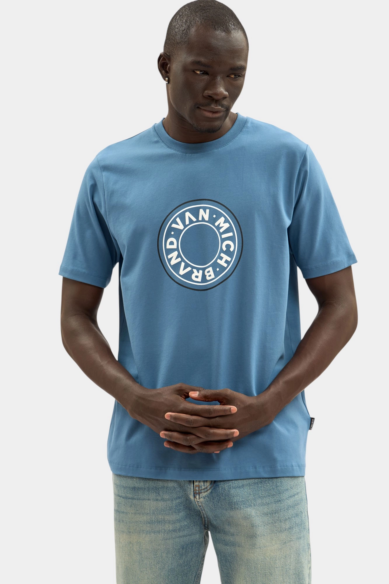 VM-ERK-22-571 Футболка Van Mich Синий