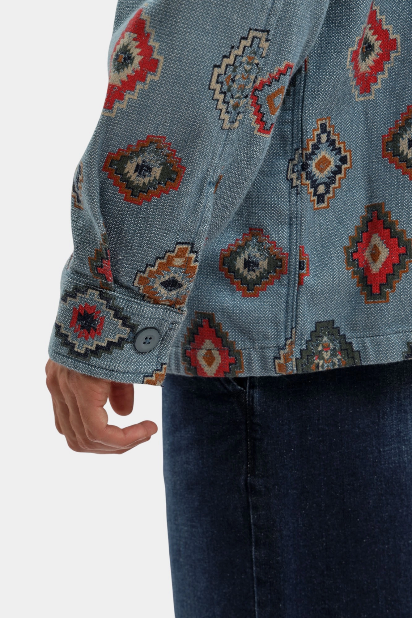 1016956 Рубашка Mustang Голубой