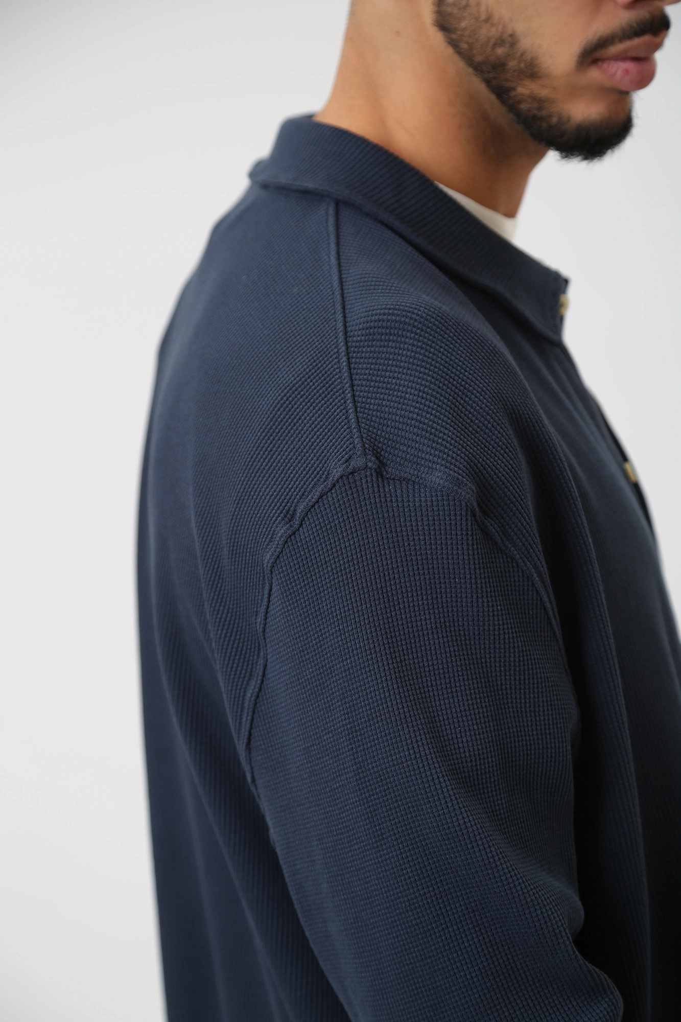 1014109 Рубашка с длинным рукавом Mustang Синий