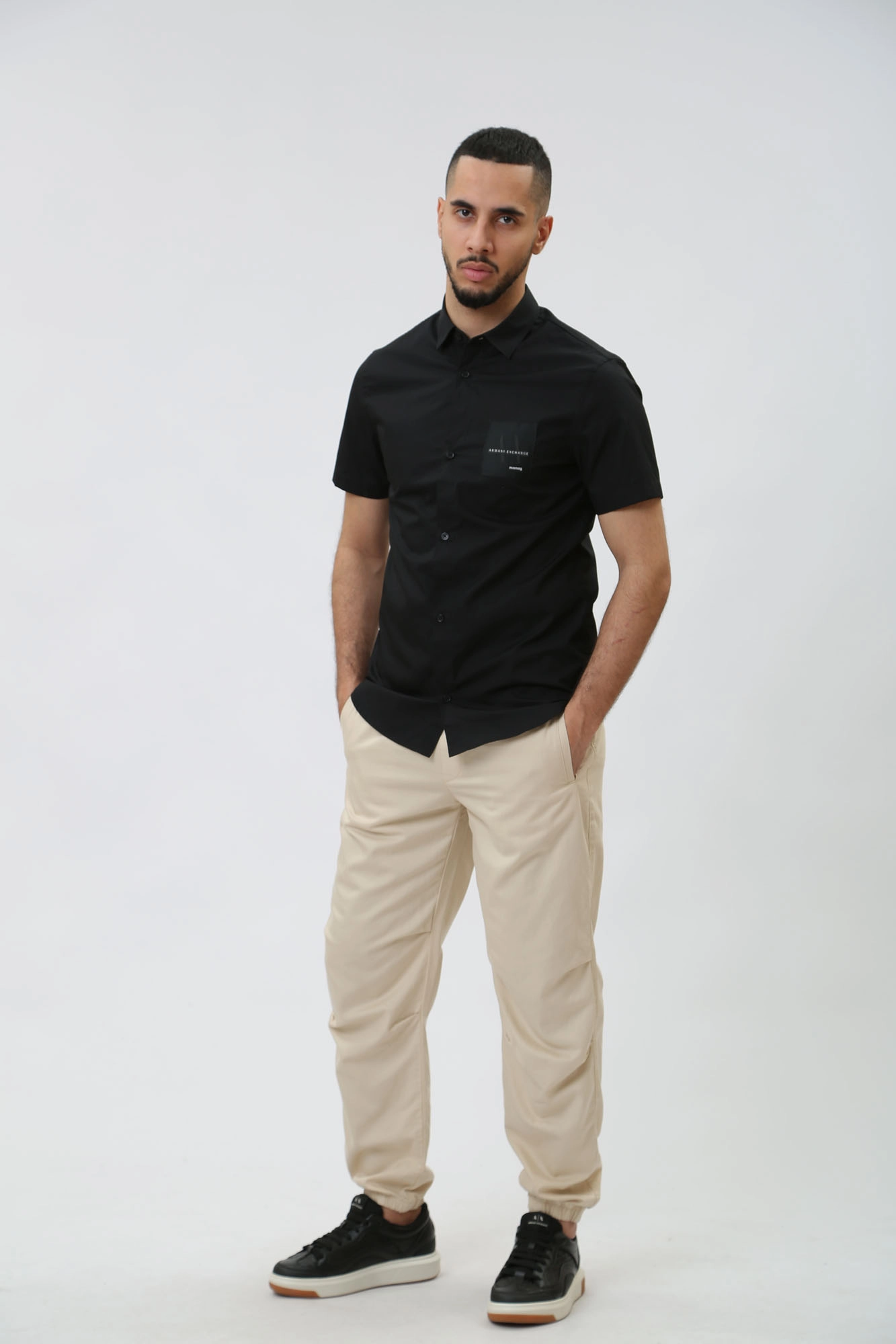 3DZC27_ZNXLZ Рубашка Armani Exchange Черный
