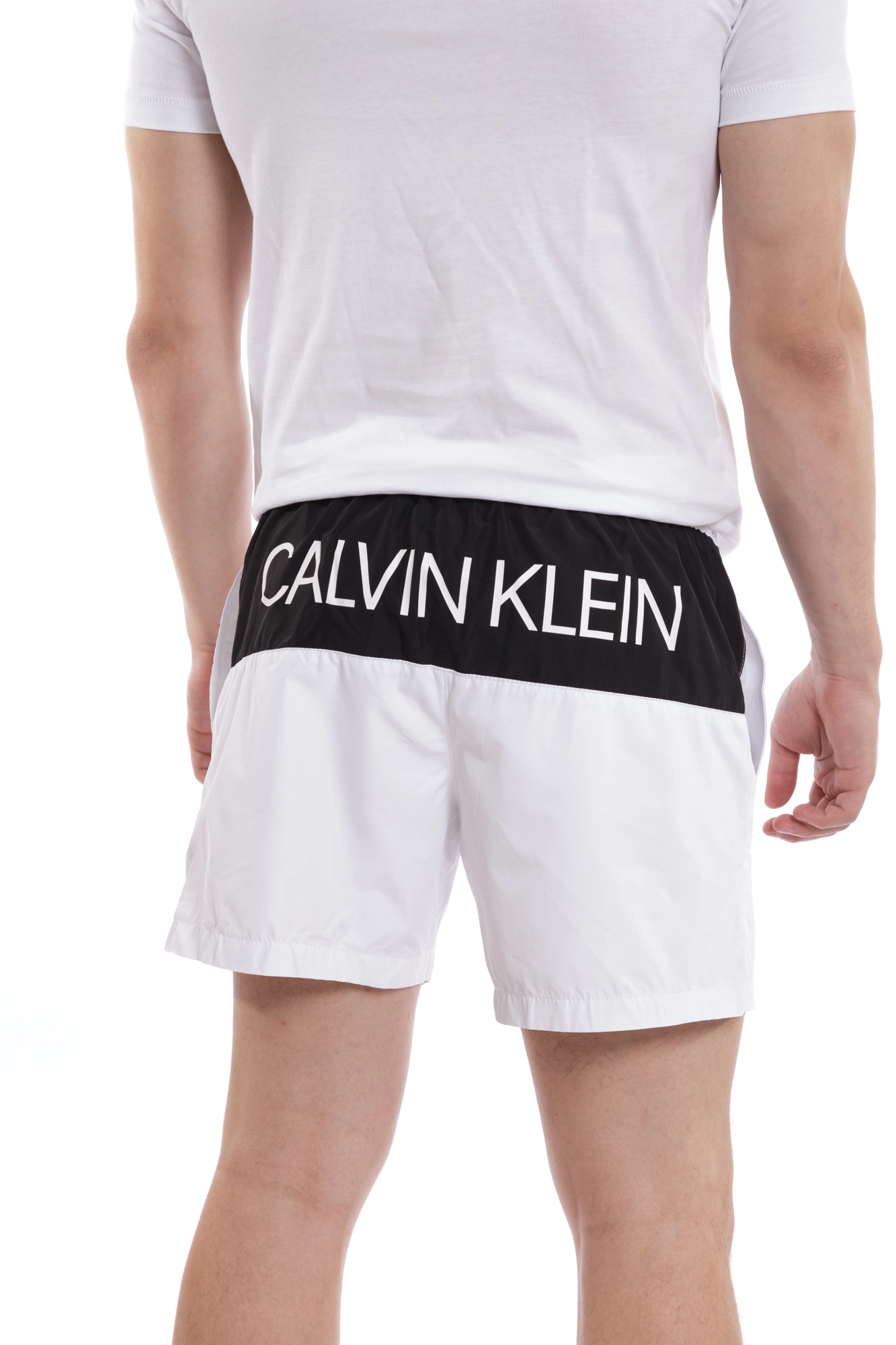 KM0KM00554_YCD Шорты плавательные Calvin Klein Underwear Белый