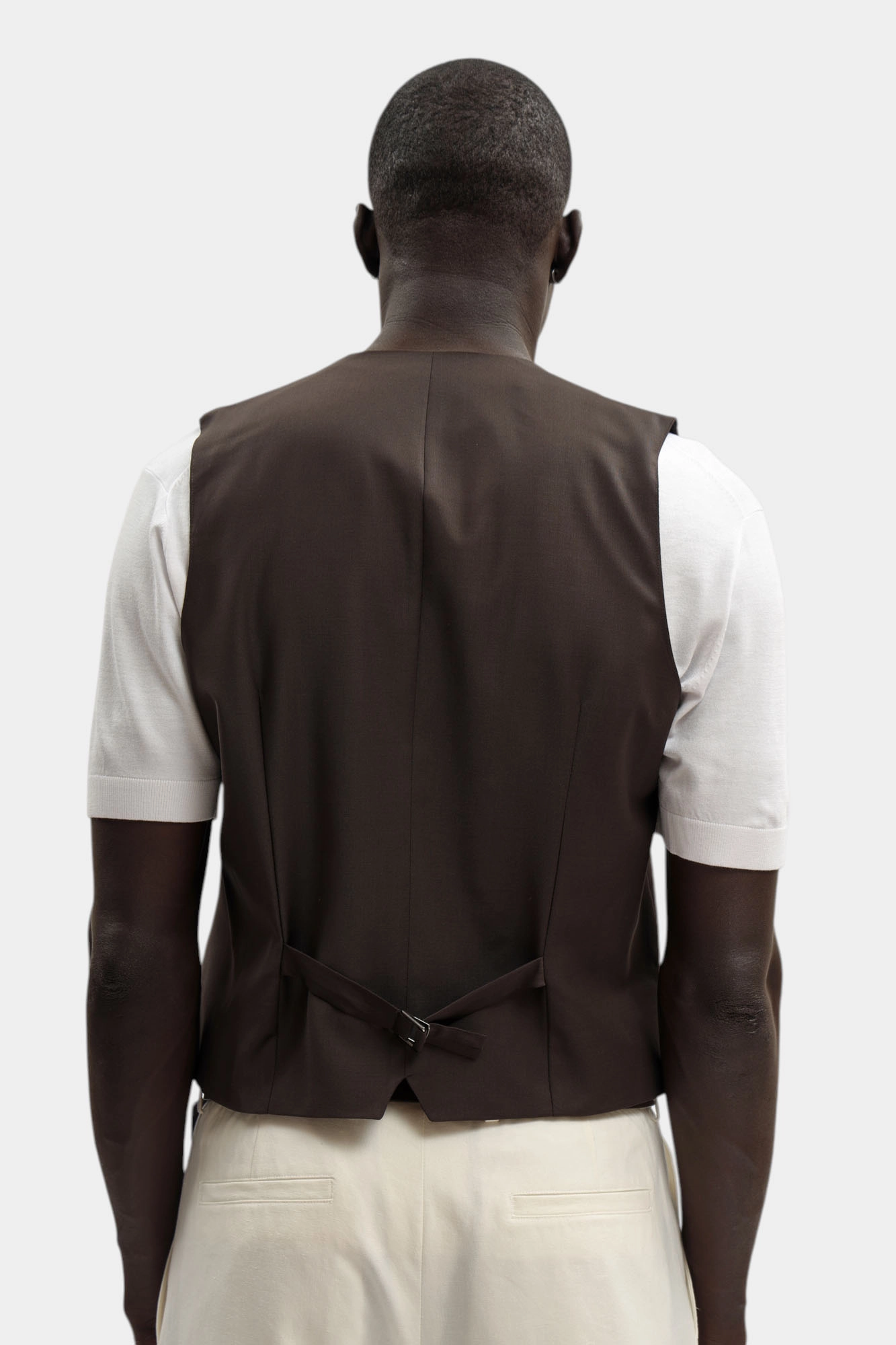 561035_355010 Жилет классический Karl Lagerfeld Коричневый