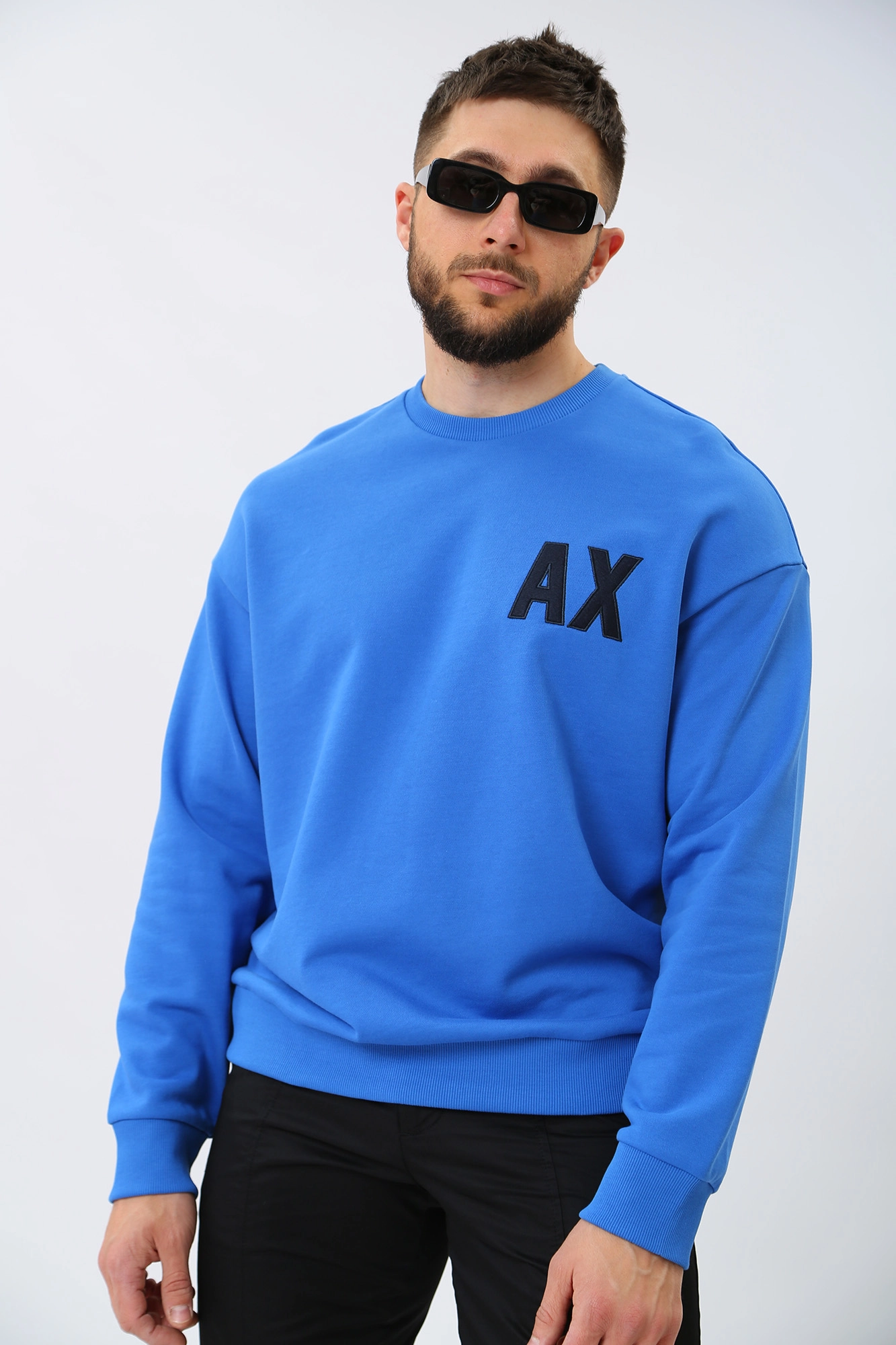 3RZMKE_ZJ1ZZ Свитшот Armani Exchange Синий