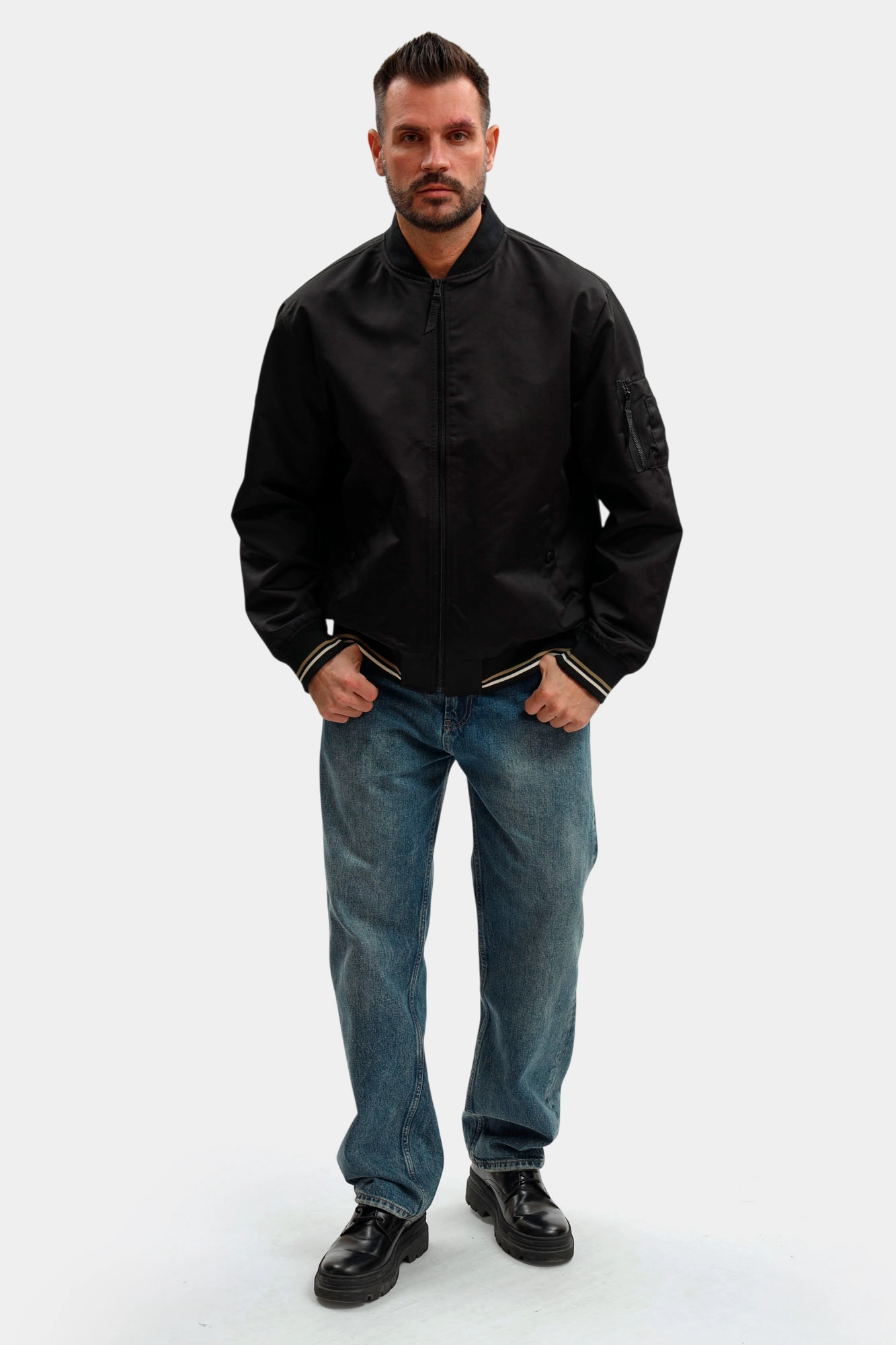 1017561 Куртка легкая Mustang Черный