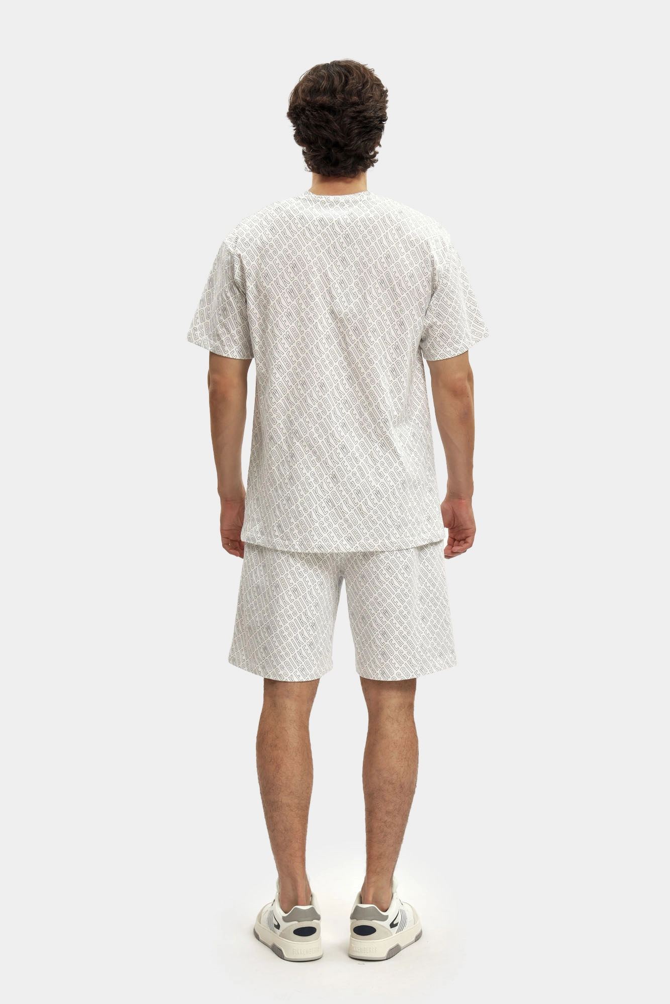 BMF0865 Шорты трикотажные Bikkembergs Белый