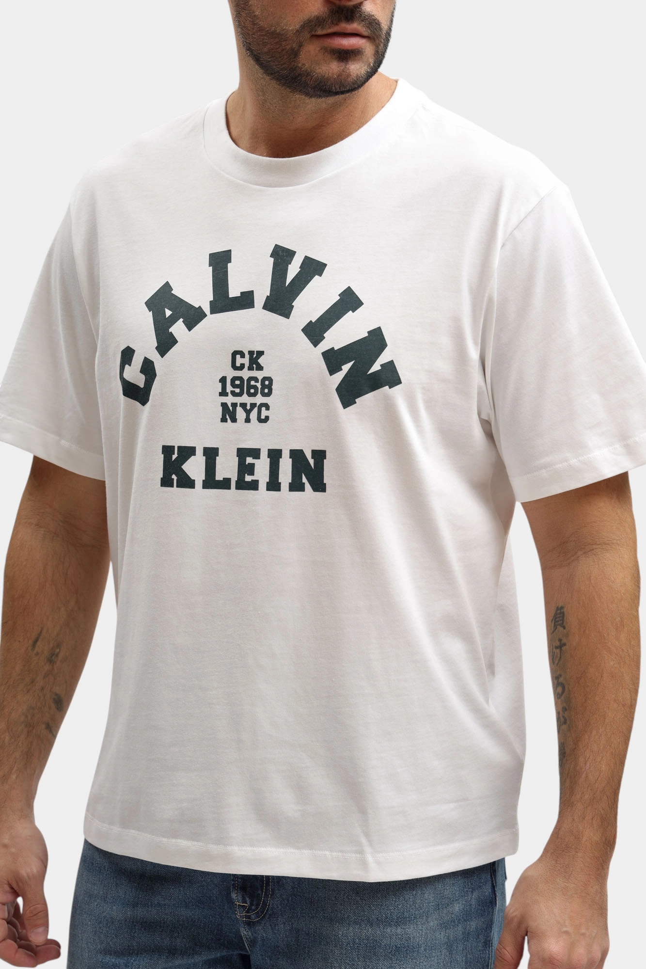 LV04RE810G Футболка Calvin Klein Jeans Белый