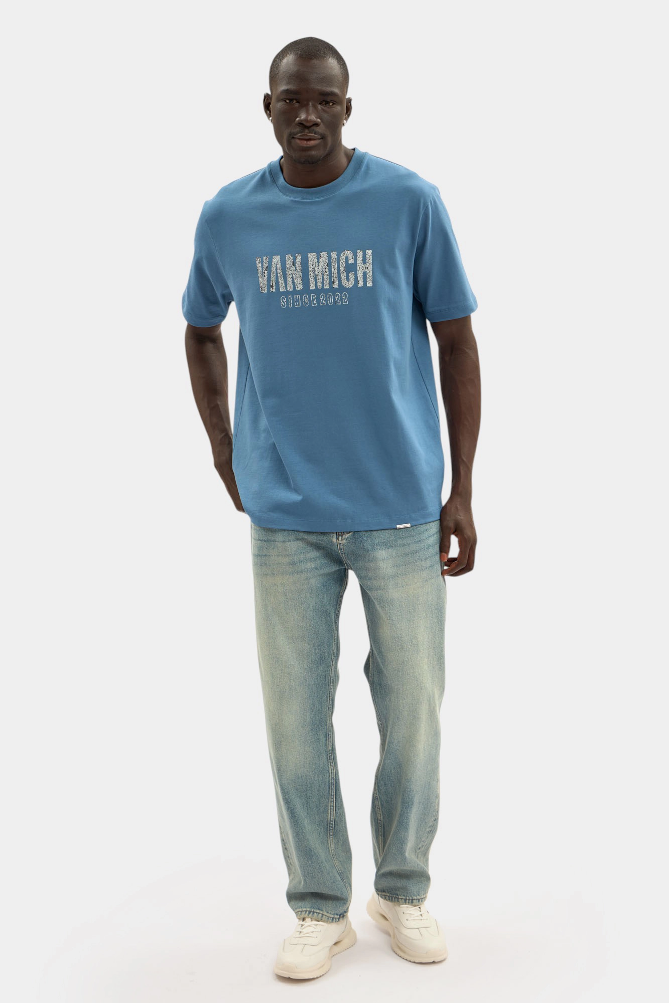 VM-ERK-22-577 Футболка Van Mich Синий