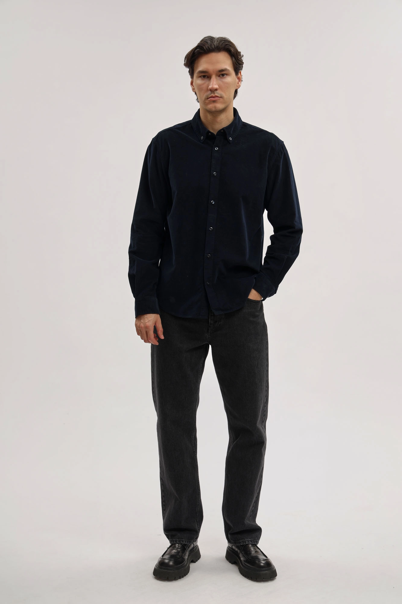 30048488_10020570 Рубашка Strellson Синий