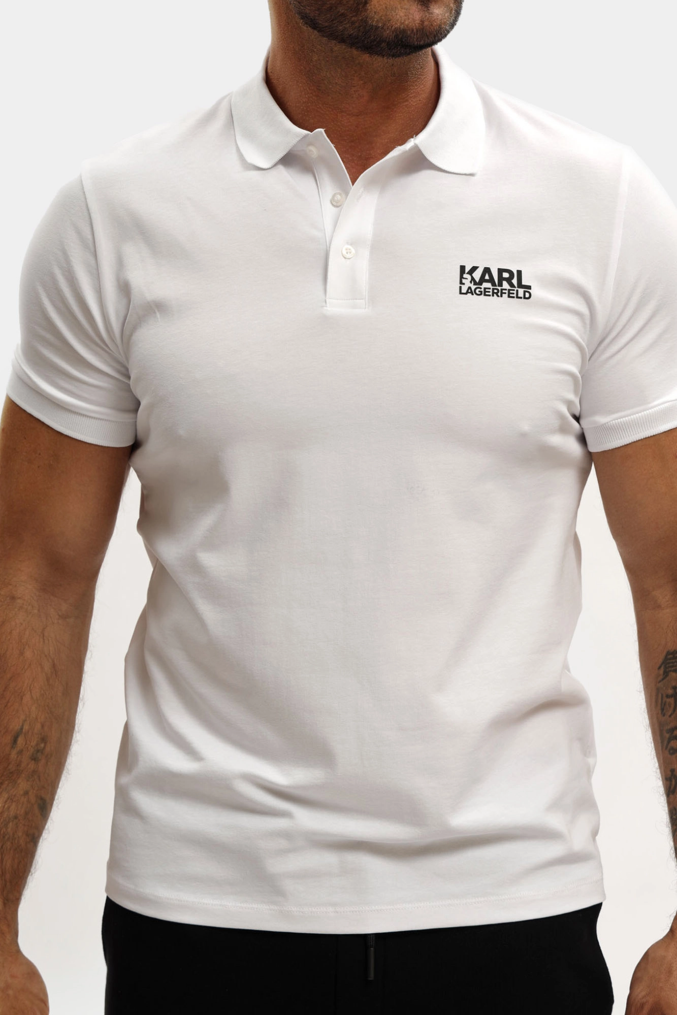 553235_745088 Поло Karl Lagerfeld Белый