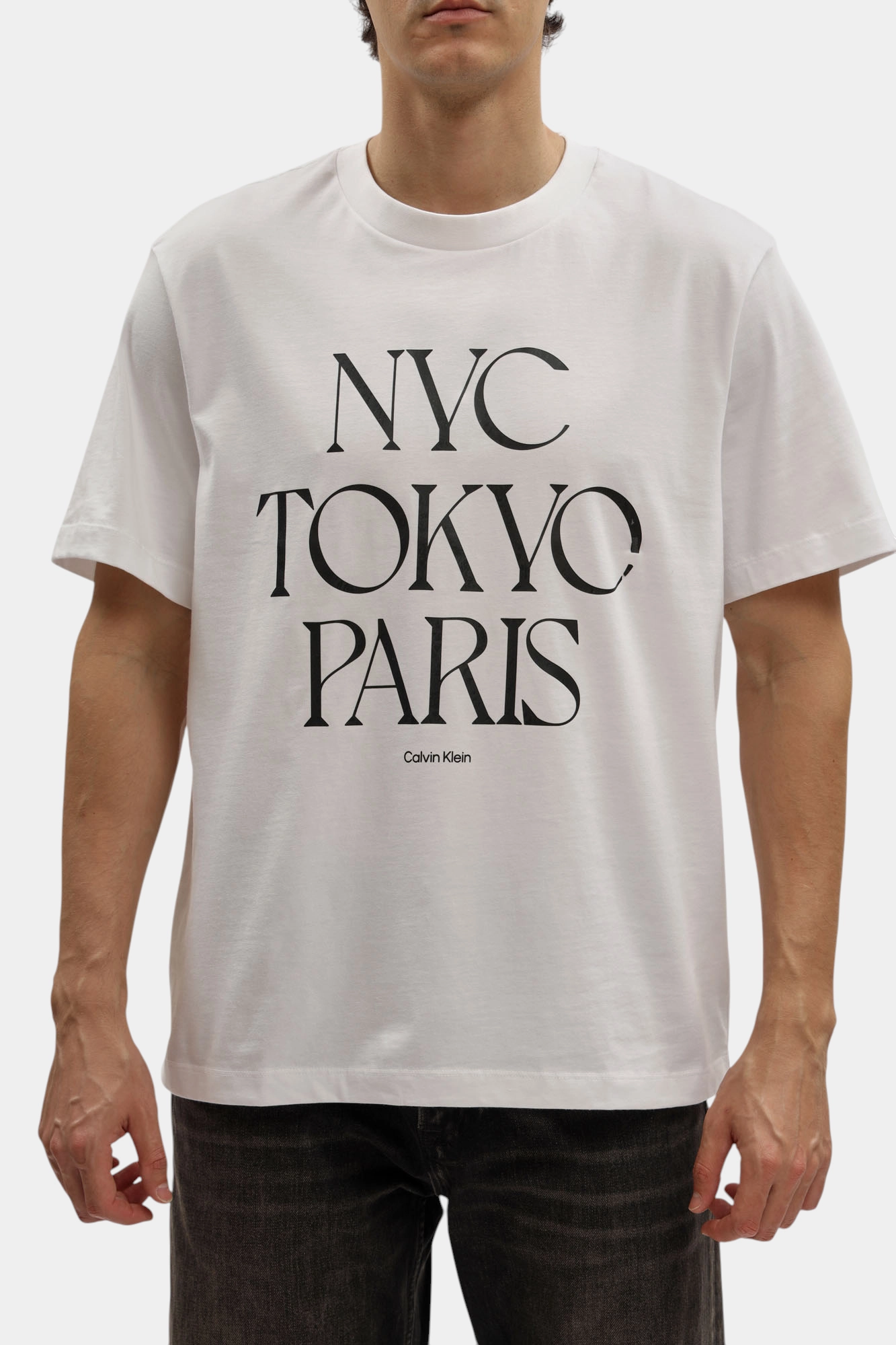 LV04RD809G Футболка Calvin Klein Jeans Белый