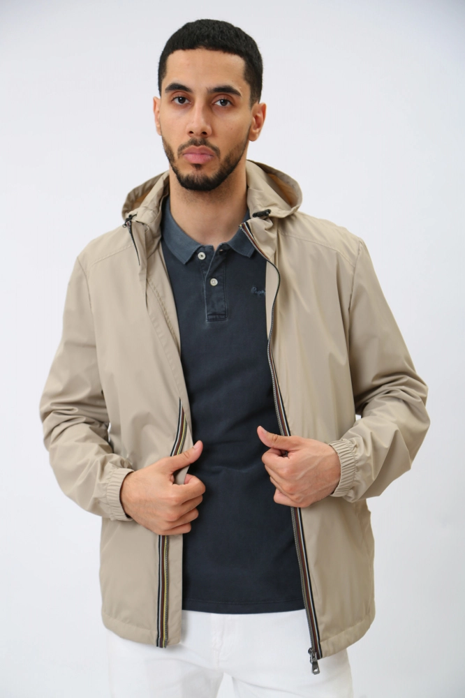 Толстовка с капюшоном Armani Exchange Хлопок Белый