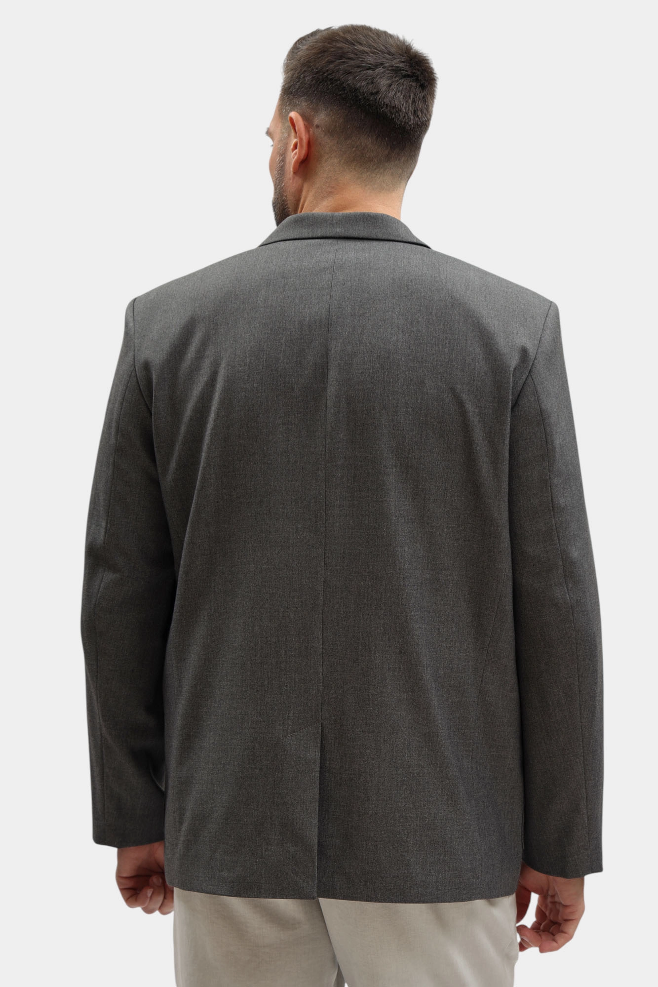 M-261-NN-56-0302 Пиджак The Hills Серый