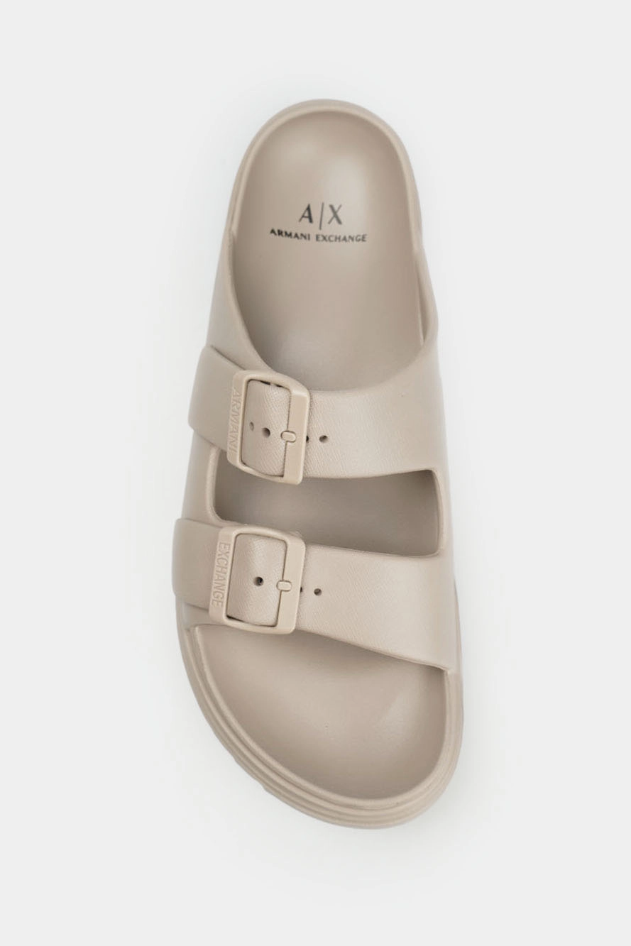 XUP015_XV821_1827 Шлепанцы Armani Exchange Бежевый