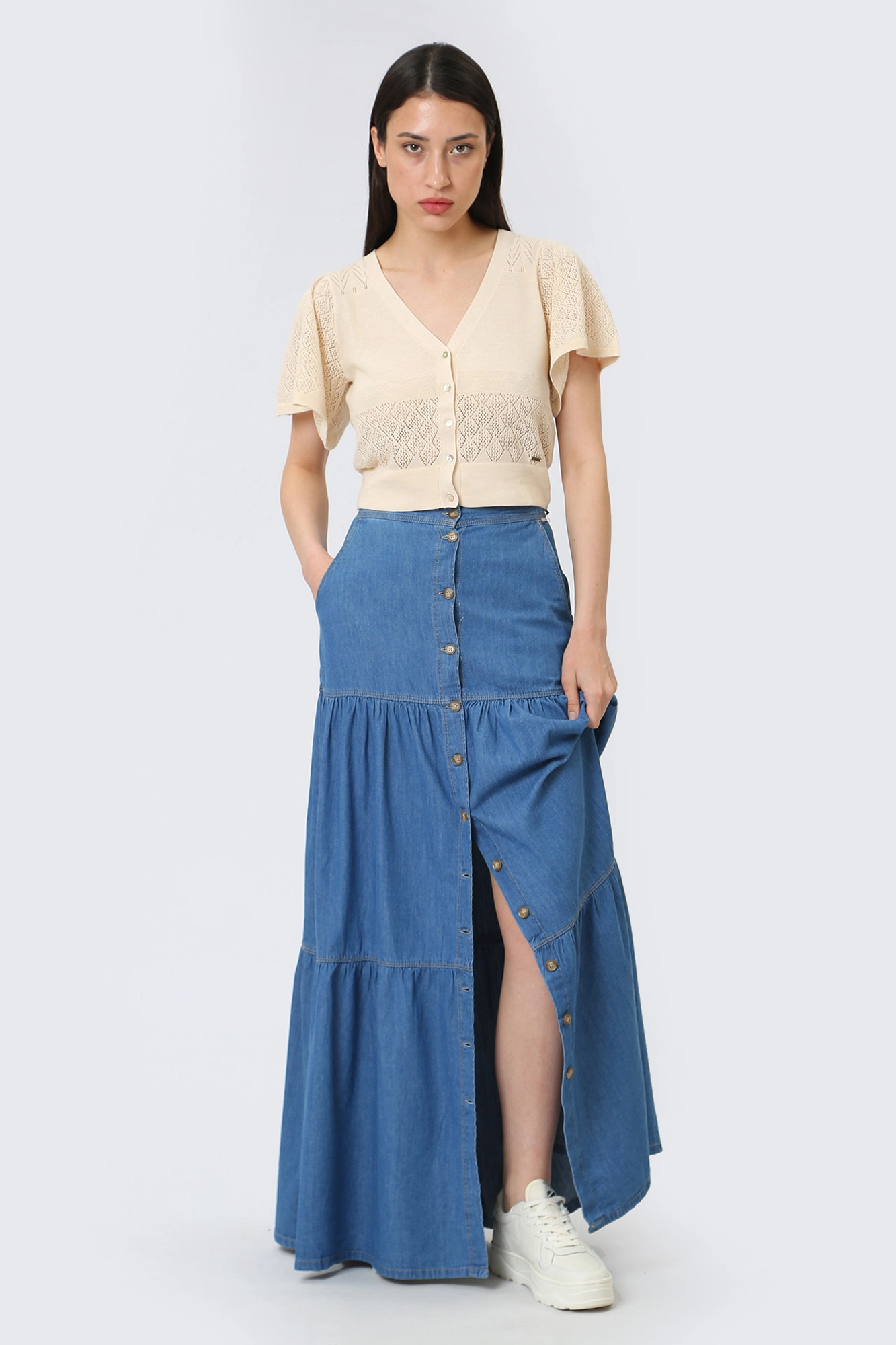 PL901049 юбка джинсовая pepe jeans 