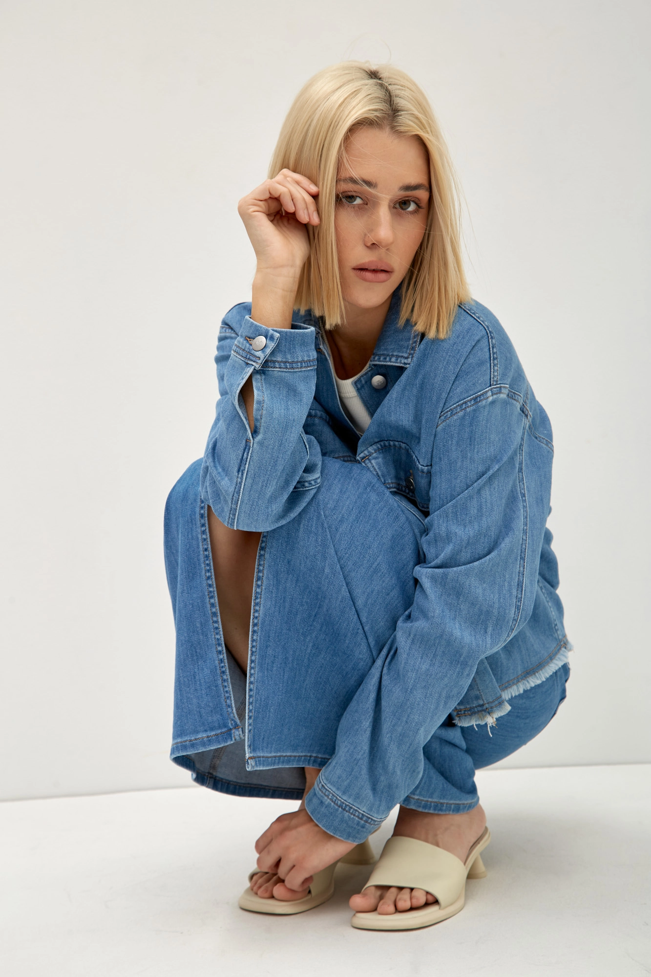 W-241-TK-56-1041 юбка джинсовая the hills 