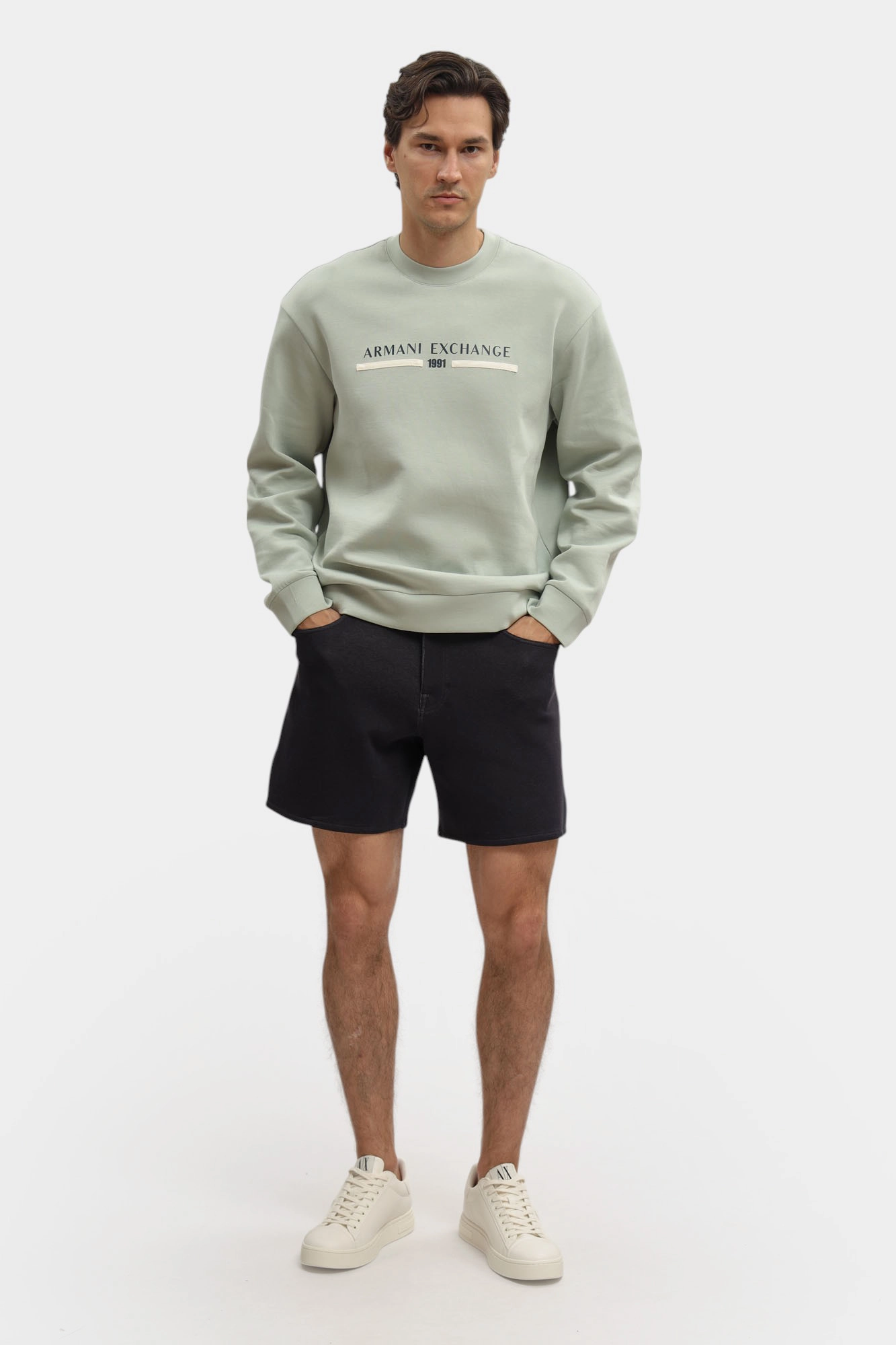 XM000975_AF10818 Шорты трикотажные Armani Exchange Синий