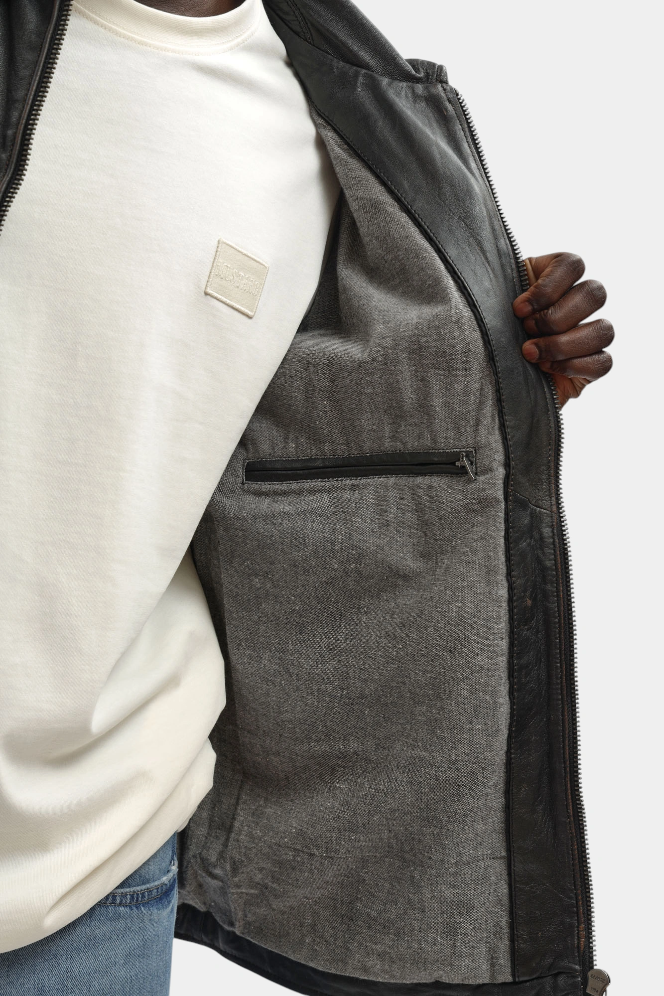 Куртка кожаная Mustang