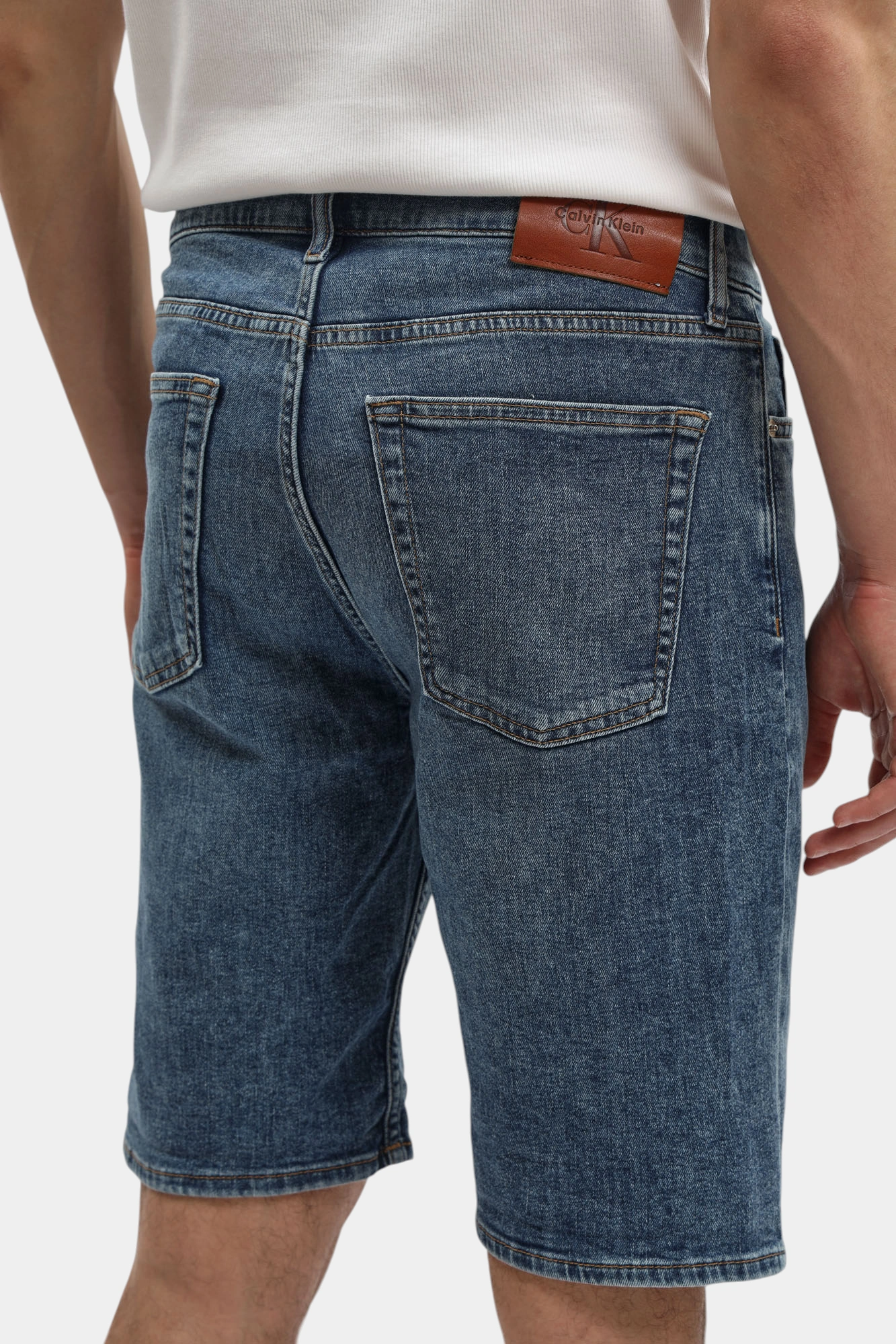 Шорты джинсовые Calvin Klein Jeans Синий