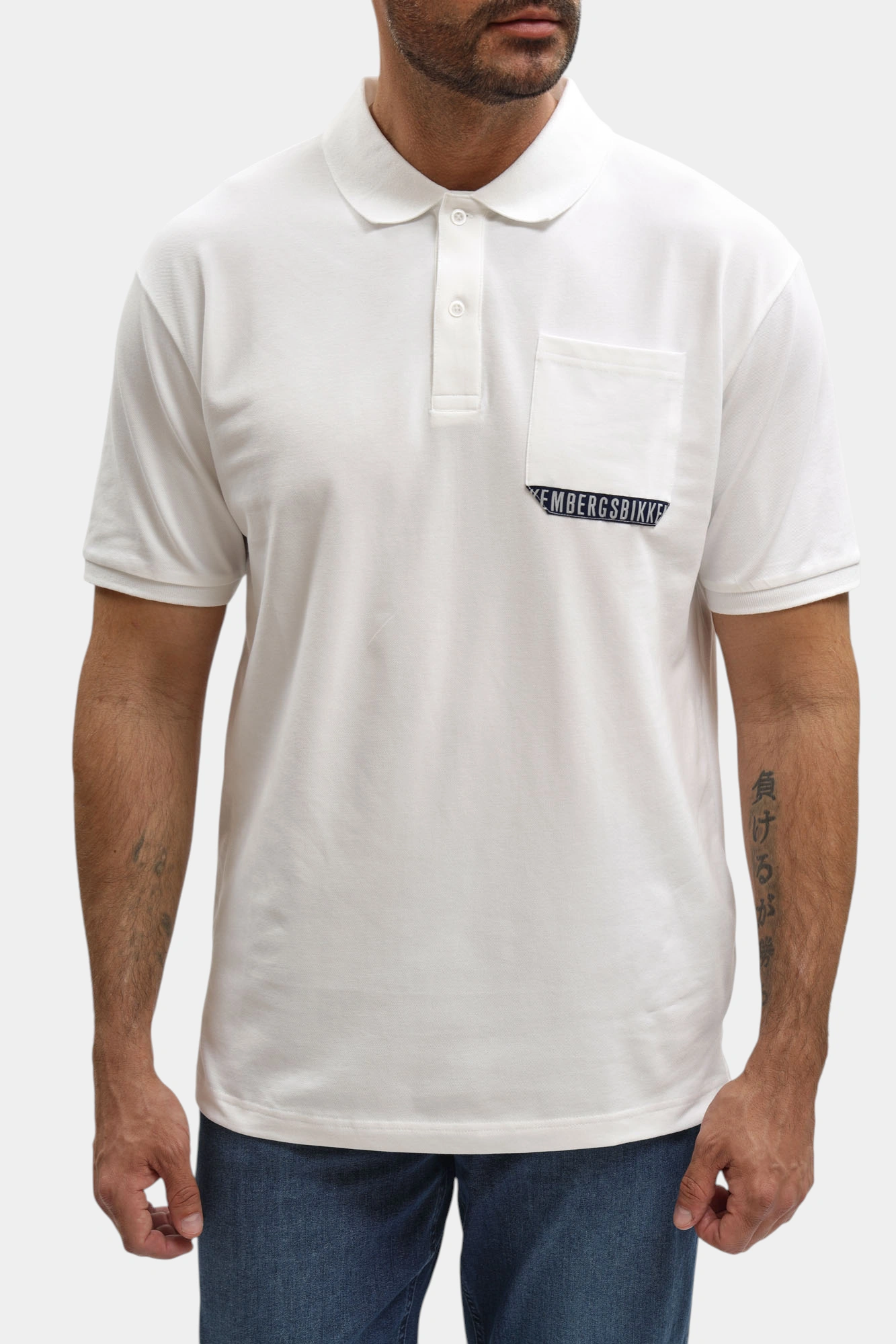 Поло Bikkembergs Белый