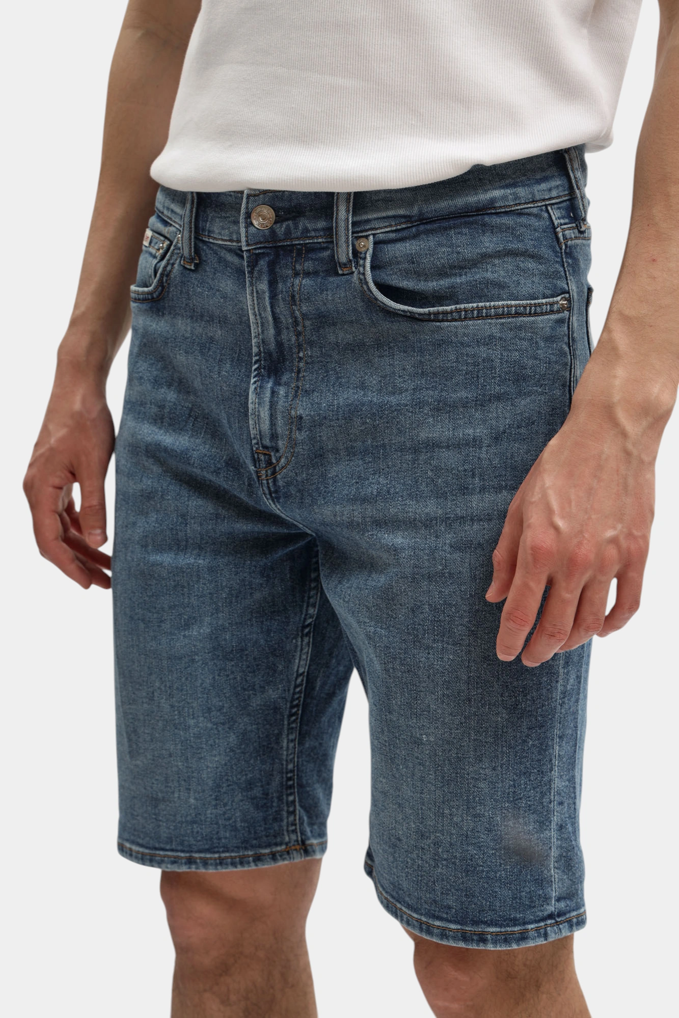 Шорты джинсовые Calvin Klein Jeans Синий