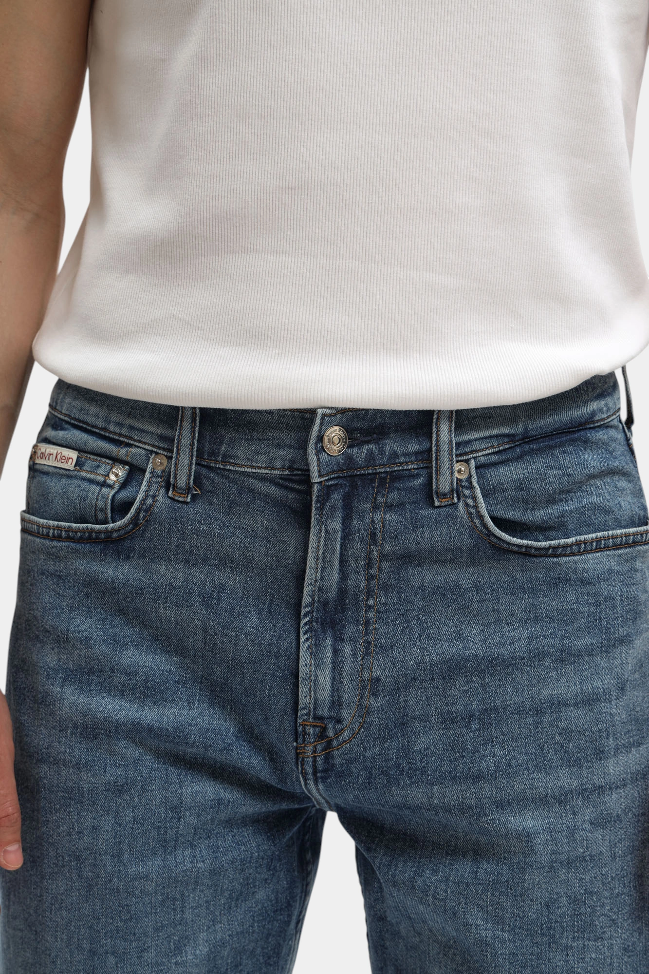 Шорты джинсовые Calvin Klein Jeans Синий